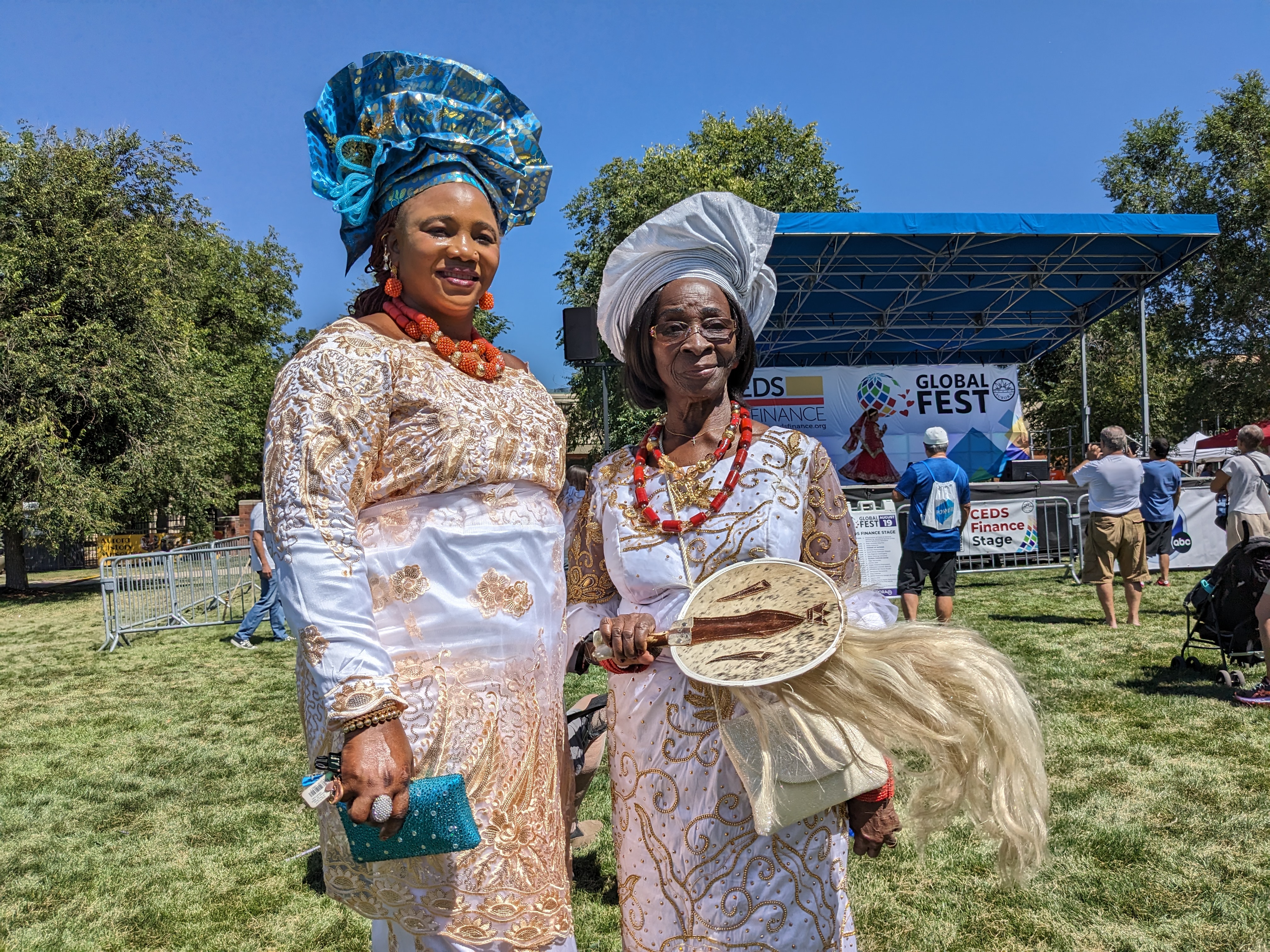 The Nigerian Contingent came dressed in traditional clothing. (SageKelleyJefferson County Reportersage.kelley@denvergazette.comhttps://denvergazette.com/content/tncms/avatars/e/5f/457/e5f45740-2717-11ee-85b2-ab80f2d36252.5b966c1d2ce4987987665d57c237eda4.png)