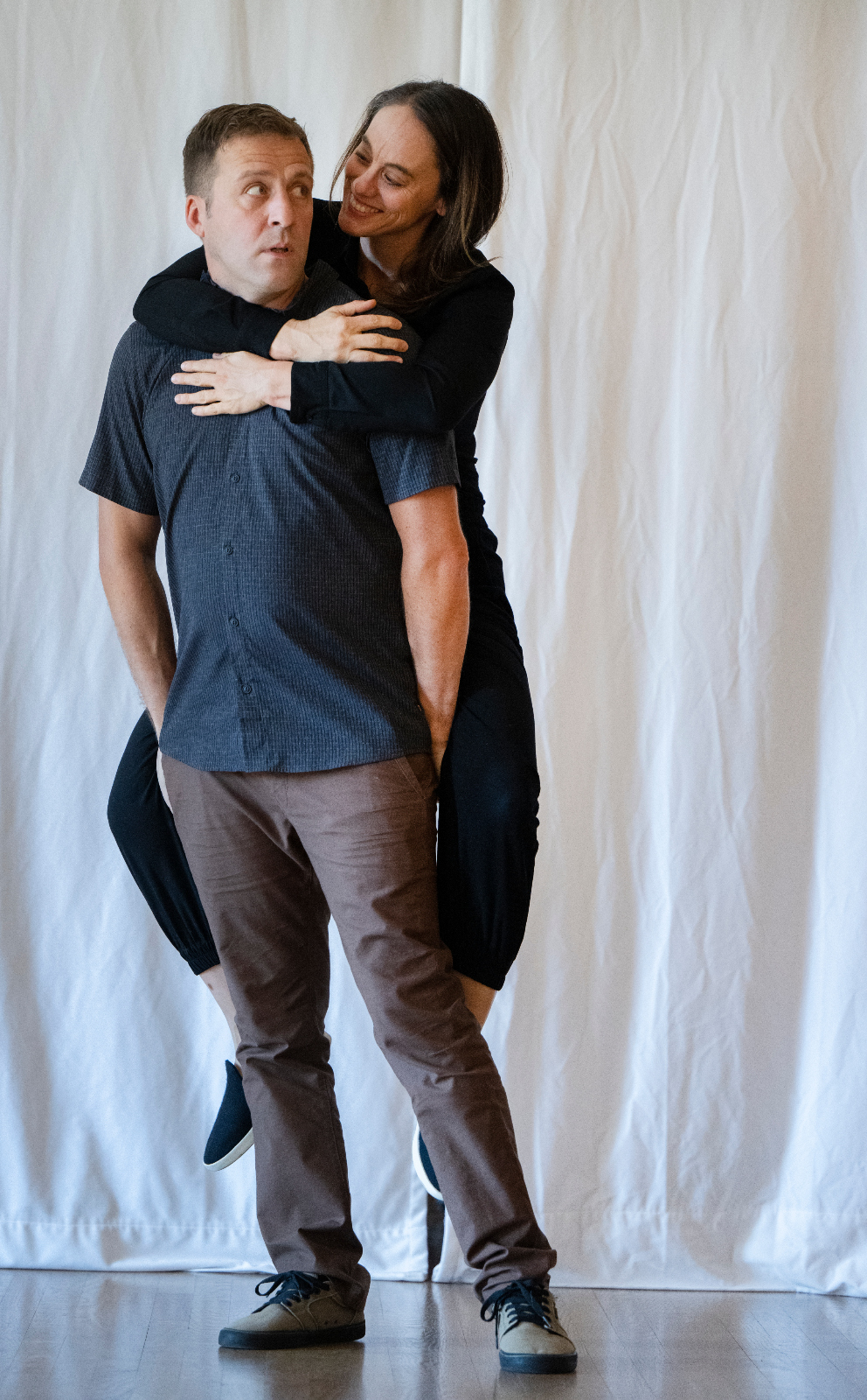 Buba Basishvili and Meghan Frank believe that 'humor can provide not only respite from hard topics but avenues to discuss them in ways drama cannot.' (ChristianMurdockchristian.murdock@gazette.comhttps://secure.gravatar.com/avatar/7b418fa9a684d03a433f79e3e5065029?d=mm&r=g)