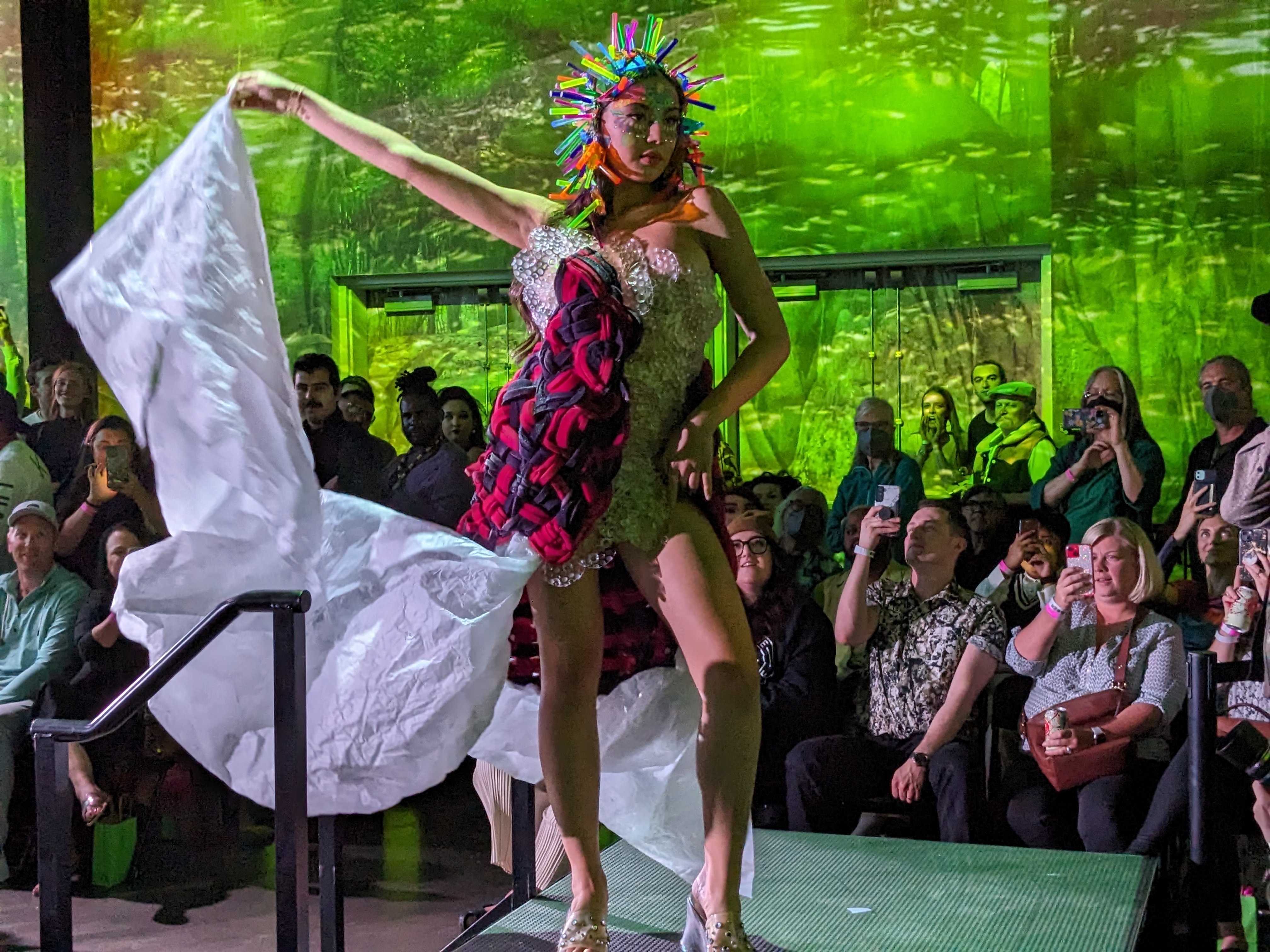 Meow Wolf’s bizarre ‘Absolute Rubbish’ fashion show redefines recycling