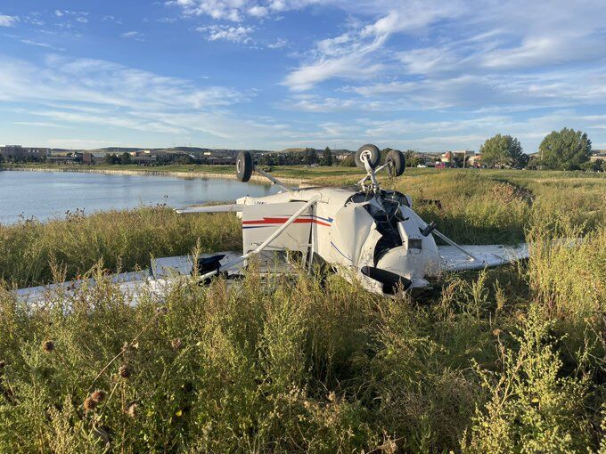 Both passengers walked away uninjured. (Courtesy of South Metro Fire Rescue)