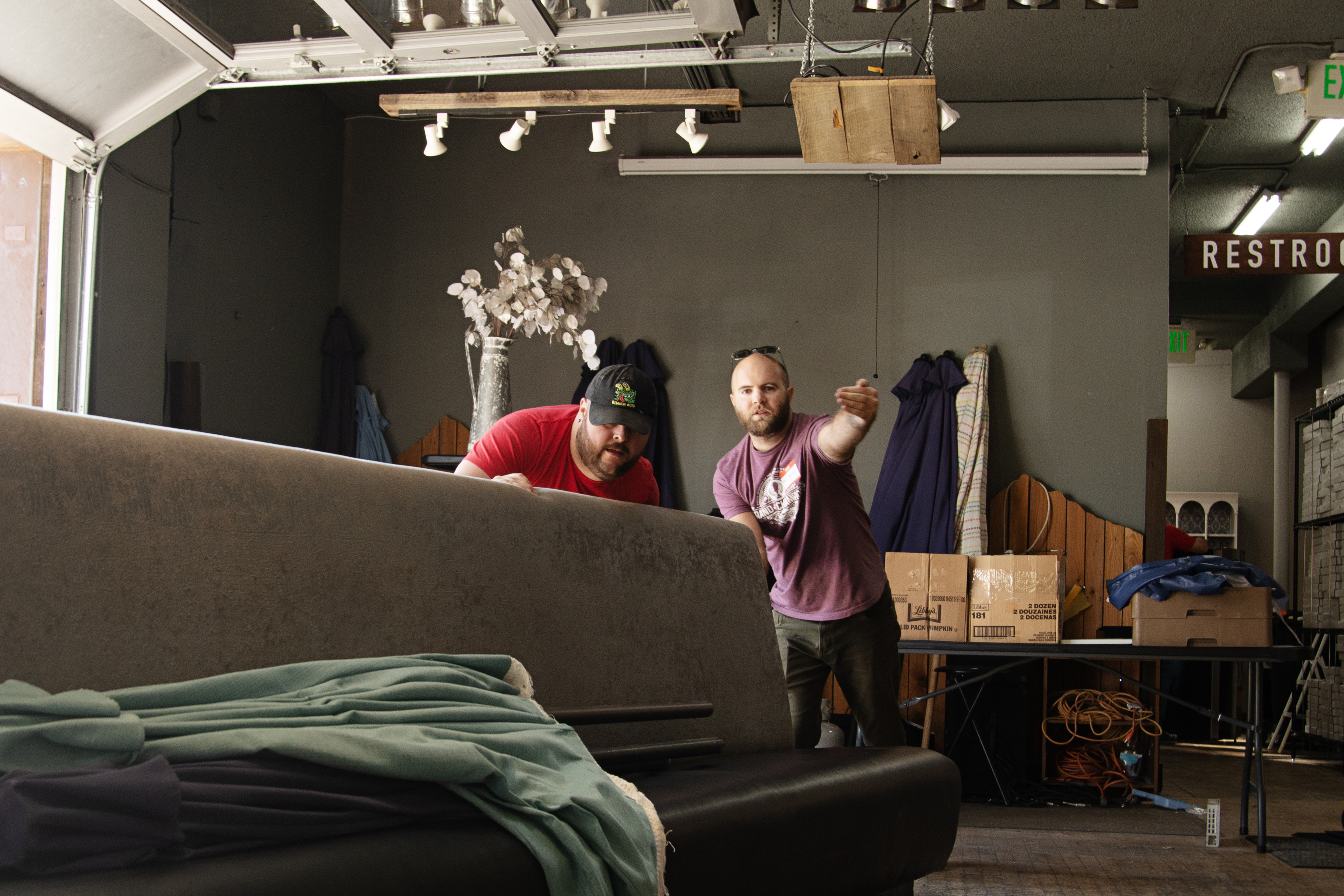 AJ Laputka, left, and Brett Withjack move furniture around in the final steps of their team's renovation of Brewability on Sept. 12, 2023. (TomHellauerMultimedia Producertom.hellauer@denvergazette.comhttps://denvergazette.com/content/tncms/avatars/f/9e/622/f9e6228a-3b6b-11ed-bf10-fbb71fa8e421.f54b911252c540f1d61709edc4727a39.png)