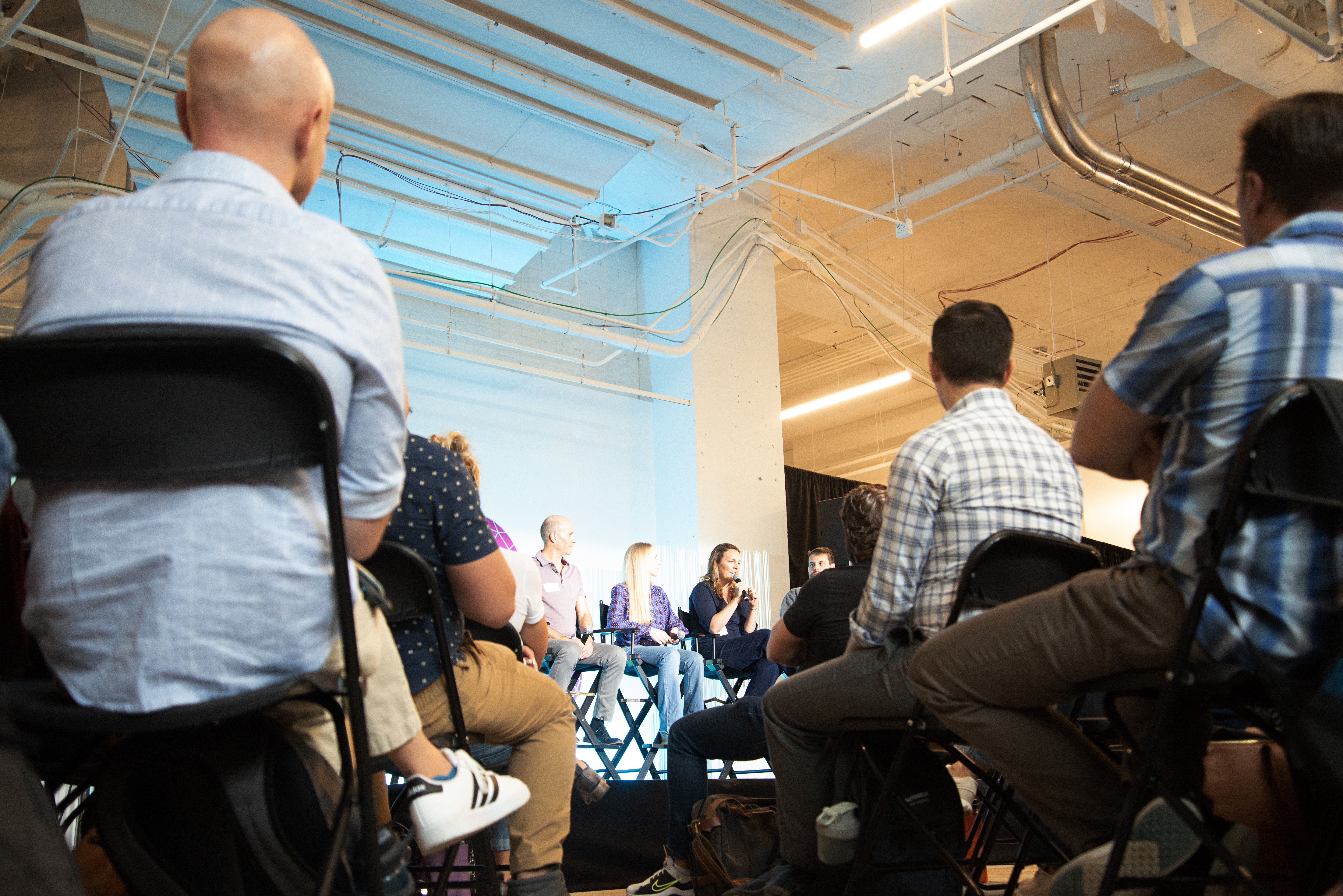 Panelists and attendees listen to Katie Holden speak during the a panel with product management leaders on the first day of Denver Startup Week Monday in downtown Denver. (TomHellauerMultimedia Producertom.hellauer@denvergazette.comhttps://denvergazette.com/content/tncms/avatars/f/9e/622/f9e6228a-3b6b-11ed-bf10-fbb71fa8e421.f54b911252c540f1d61709edc4727a39.png)