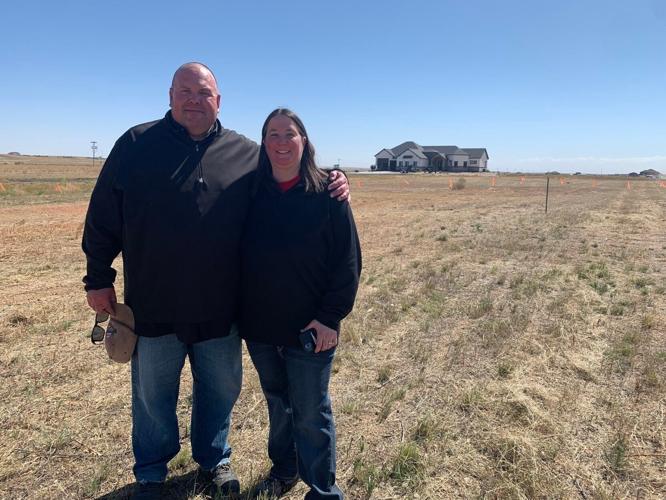 Jamie and Bobbie Rieger at their Adams County home