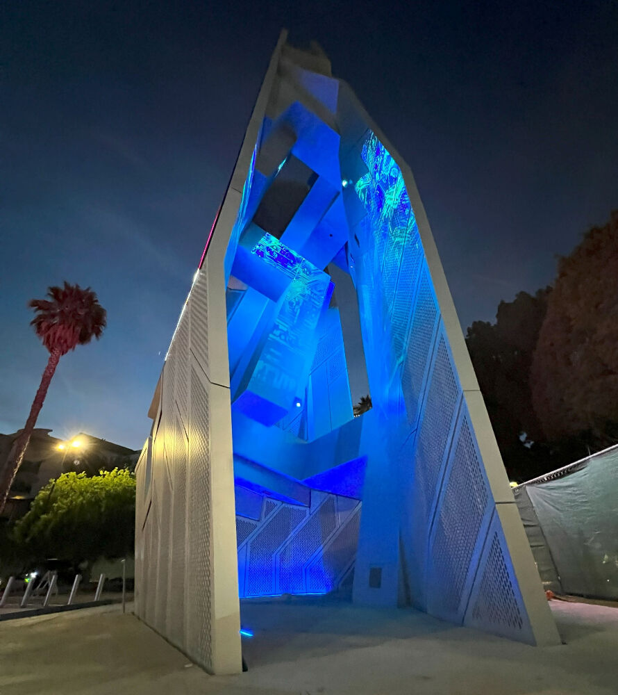 This is a digital project by Pat Higgins and Sam Moritz titled 'Sunset Spectacular.' (Courtesy WAVEFORM.exp)