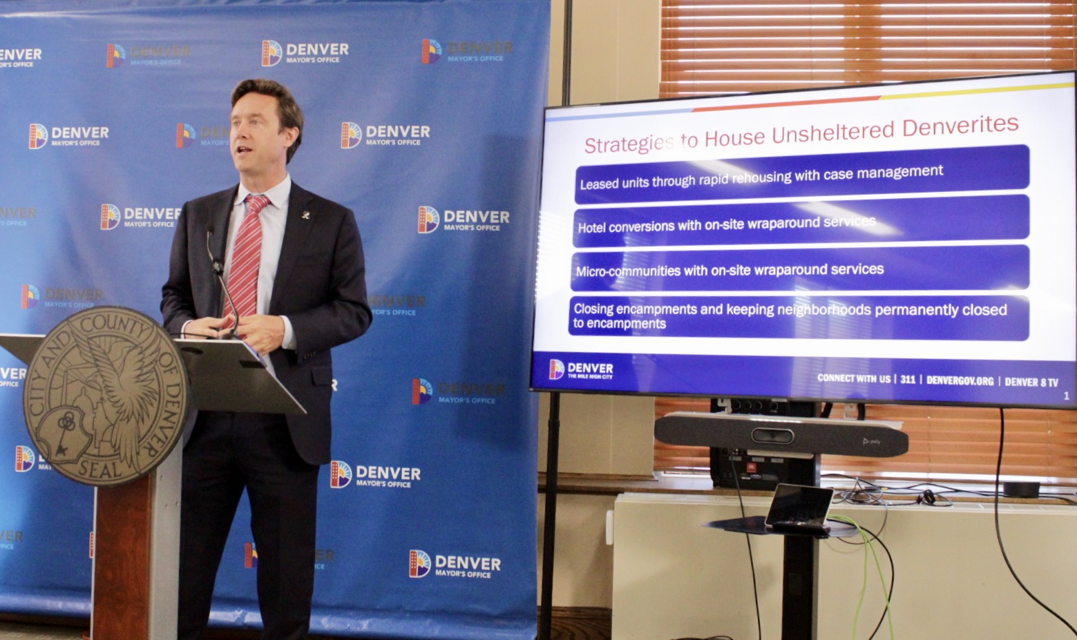 Denver Mayor Mike Johnston details $52 million in homeless initiatives