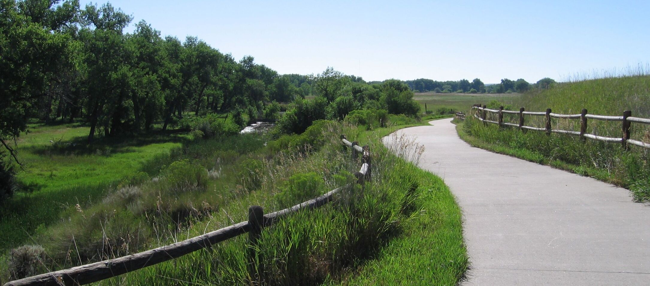 The Poudre River Trail travels northern Colorado between Greeley and Windsor. Photo courtesy Barry Wilson, Poudre River Trail Corridor, Inc.