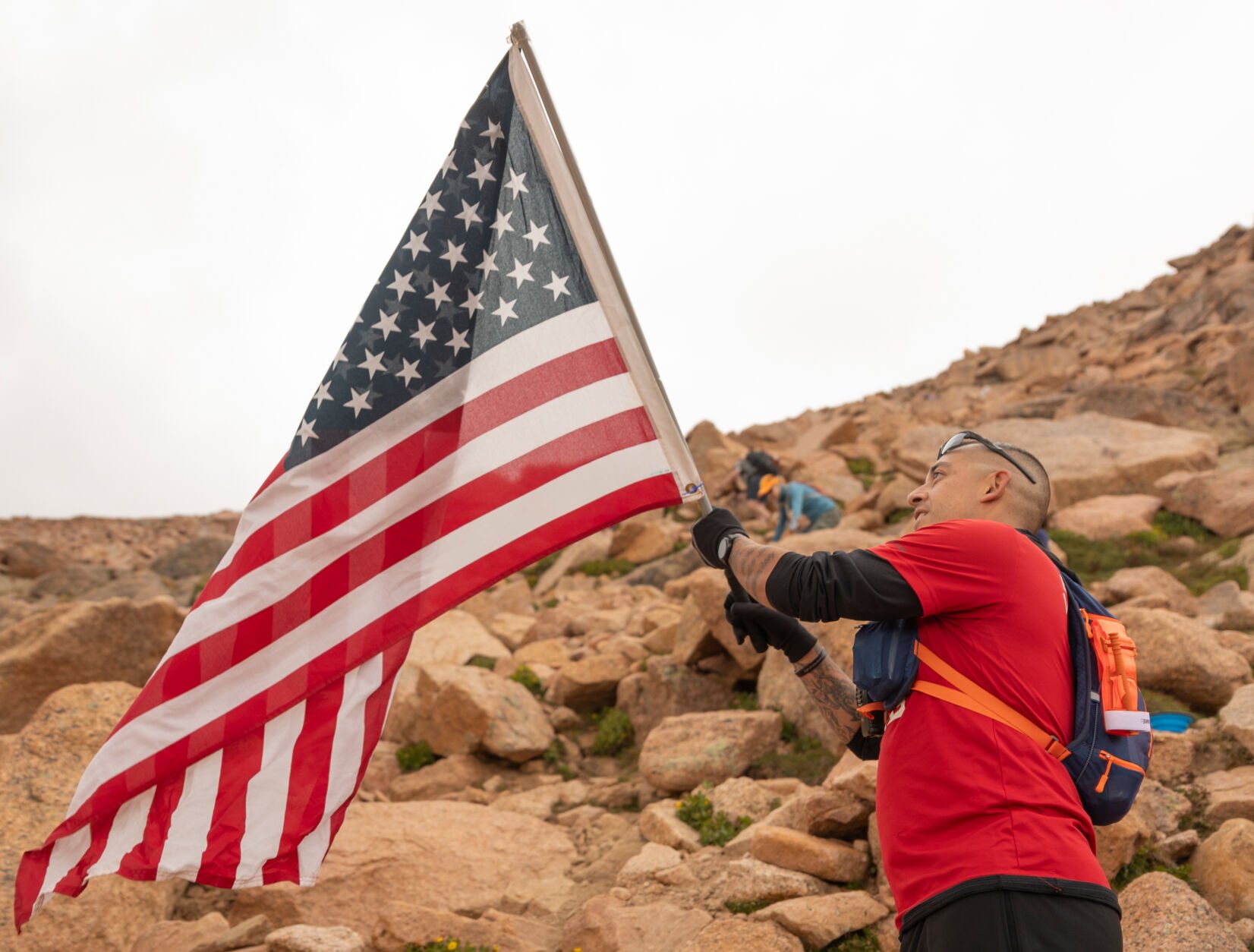 PHOTOS: Team Red, White, and Blue Veterans Summit Pikes Peak in remembrance of 9/11