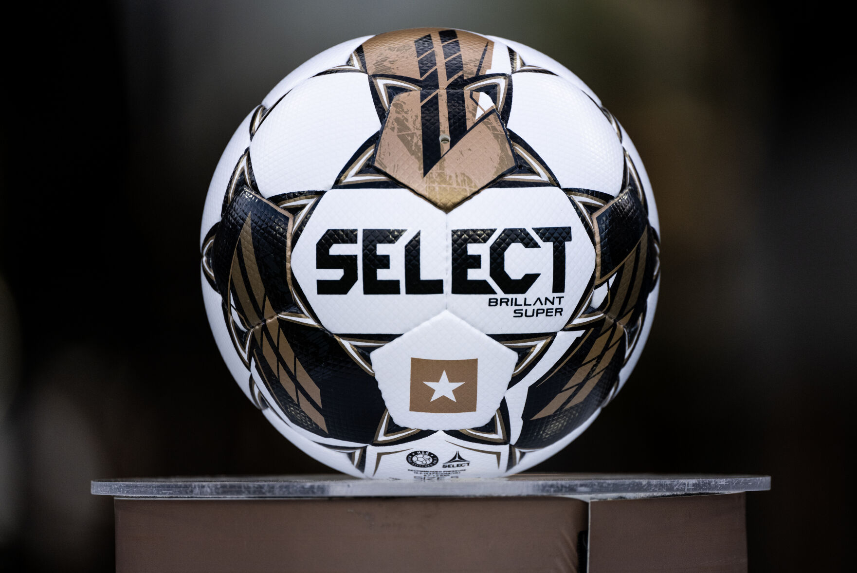 A game sits on platform before the start of a soccer game at Weidner Field on Saturday, Sept. 23, 2023. (Parker Seibold, The Gazette) (Parker Seibold)