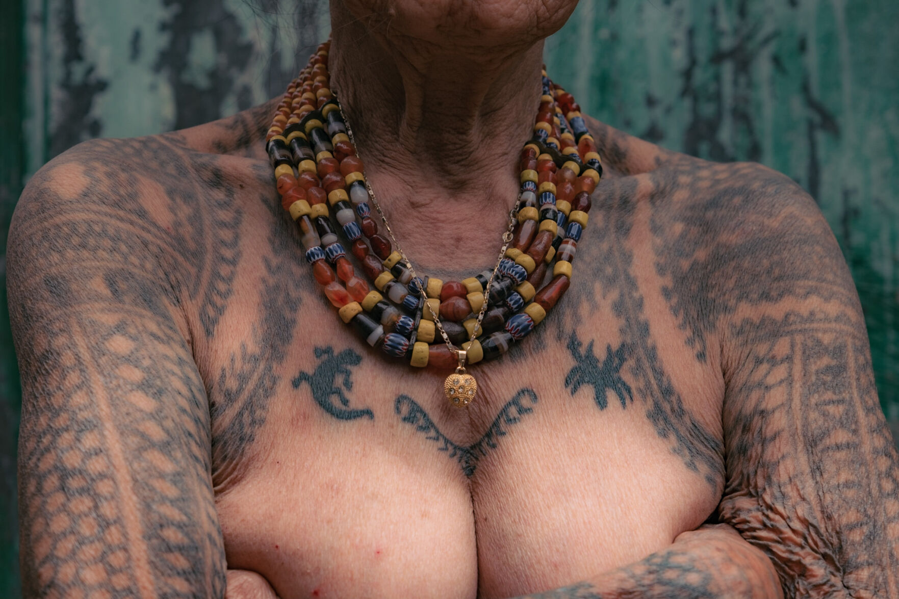 Whang-Od’s tattoos. (photos by Aria Brauchli, Special to The Gazette)
