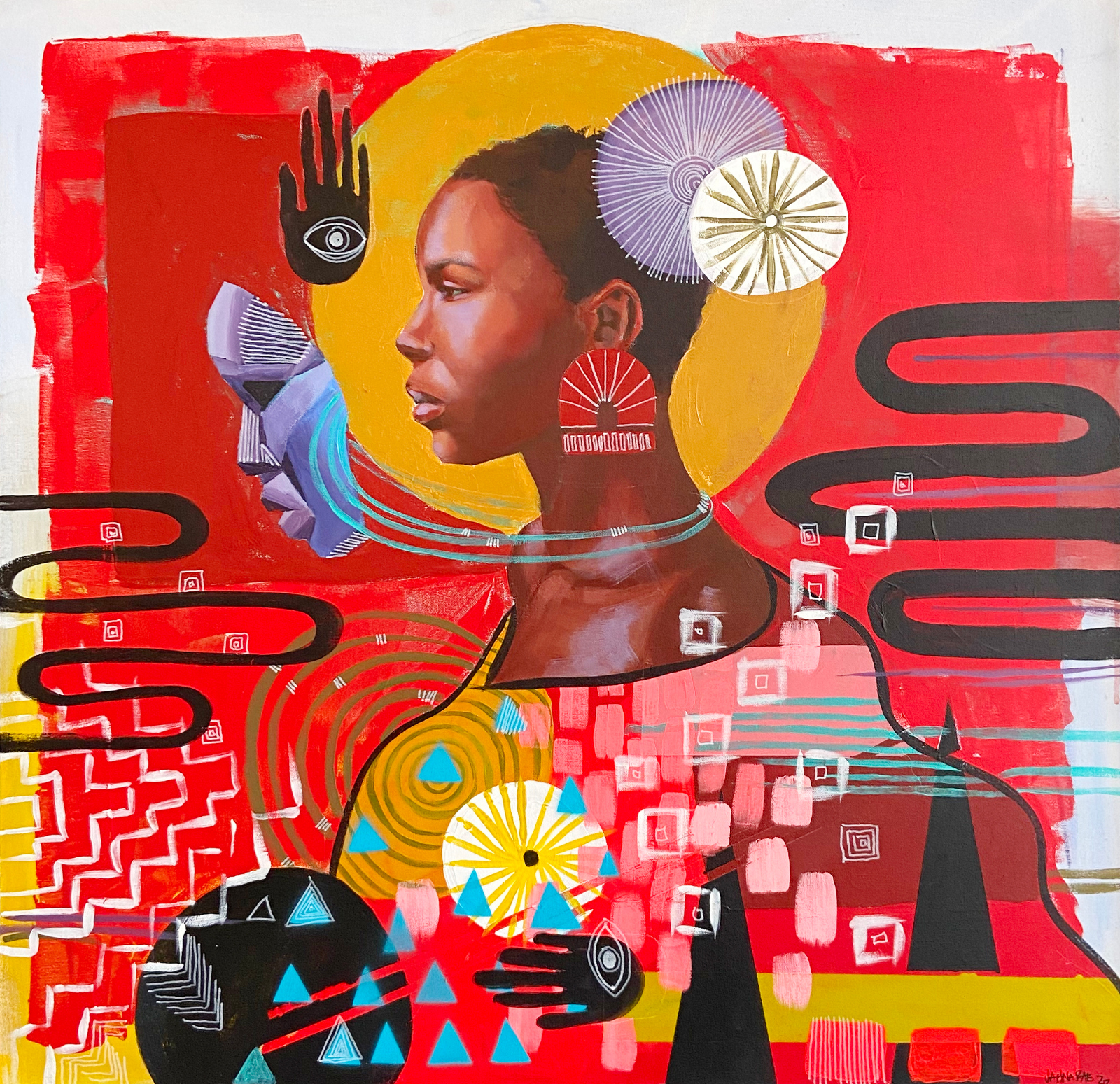 Denver artist Jahna Rae's 'Masks.' (Courtesy Jahna Rae)
