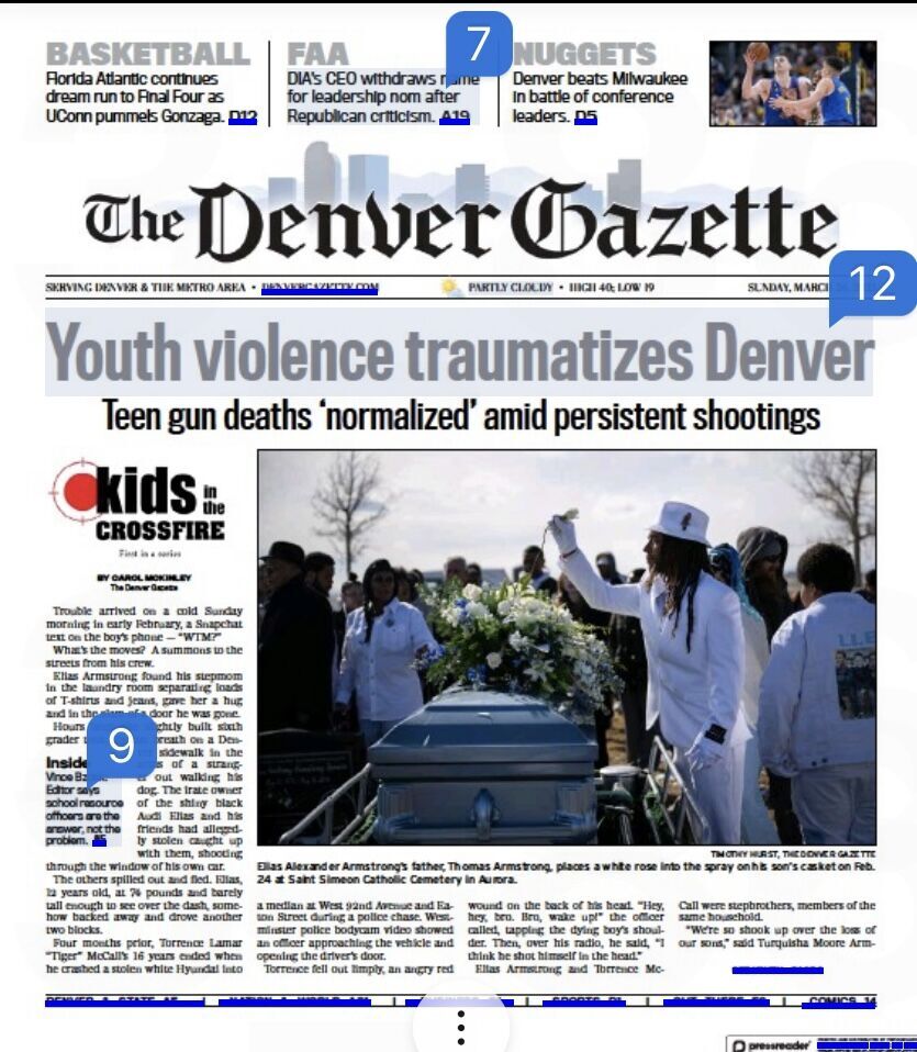 kids front page