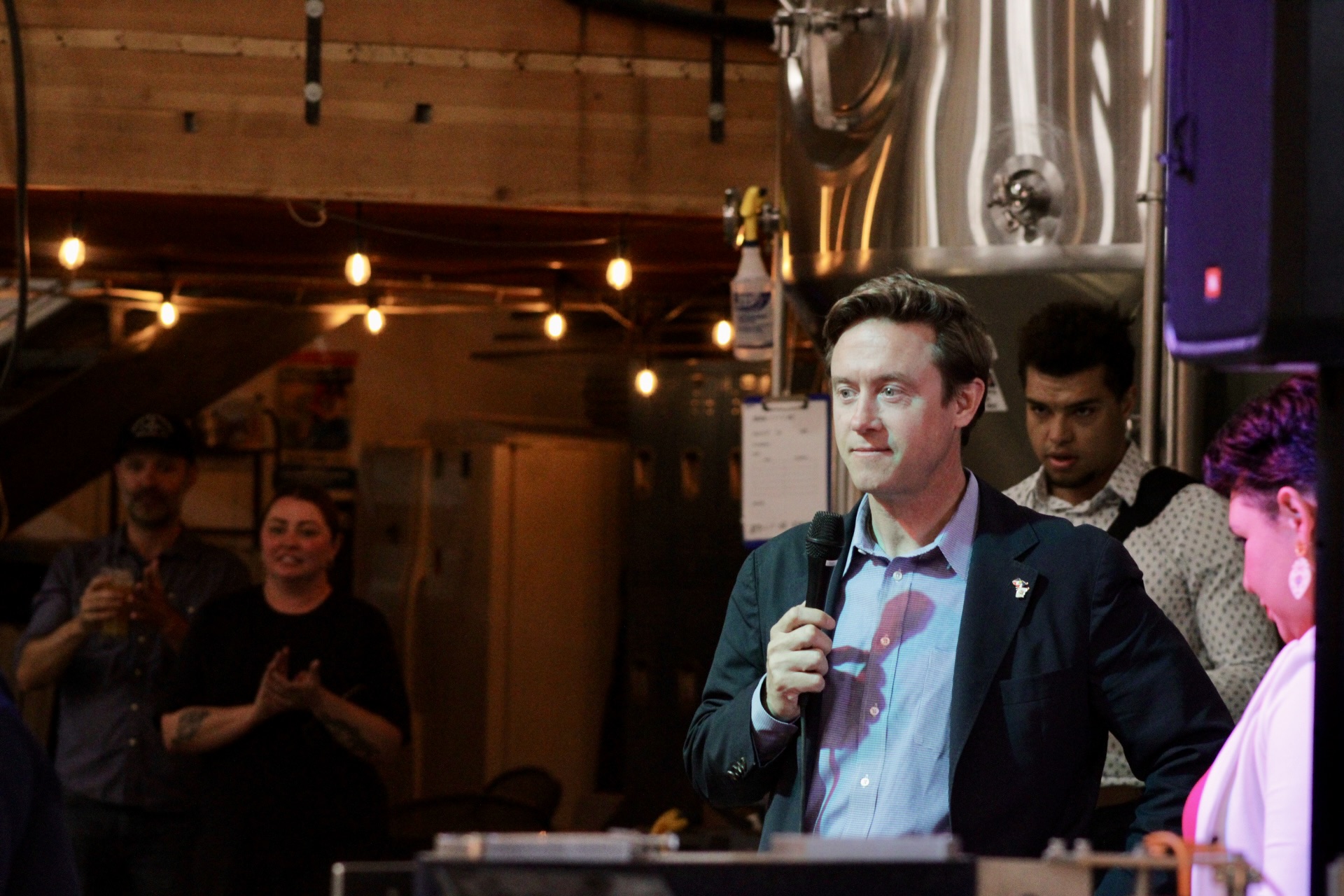 FILE PHOTO: Denver Mayor Mike Johnston listens to residents' concerns over a proposed homeless micro-community site near Yale Avenue and I-25 during a town hall meeting at Ratio Beerworks on Wednesday, Sept. 13, 2023. (NoahFestensteinCity Government Reporternoah.festenstein@denvergazette.comhttps://denvergazette.com/content/tncms/avatars/9/f0/326/9f032698-379f-11ee-8053-8bacbed4931f.60984dba383441d9647e0e740a08a8e6.png)