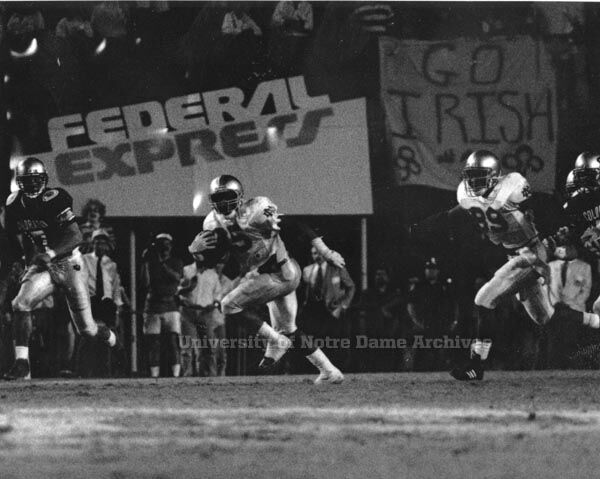 This photo from the University of Notre Dame archives shows Raghib