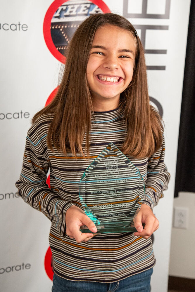 Sophia Dotson became the youngest winner of a Henry Award in history when she was honored for 'Fun Home' on July 23, 2018. (RDG Photography)