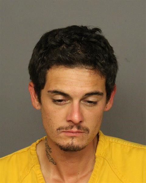 Vinchenzo Moscoso was arrested Thursday, Sept. 14, 2023, on suspicion of two counts of first-degree murder in connection to two fatal stabbings on Federal Boulevard in Denver. (Denver Police Department)