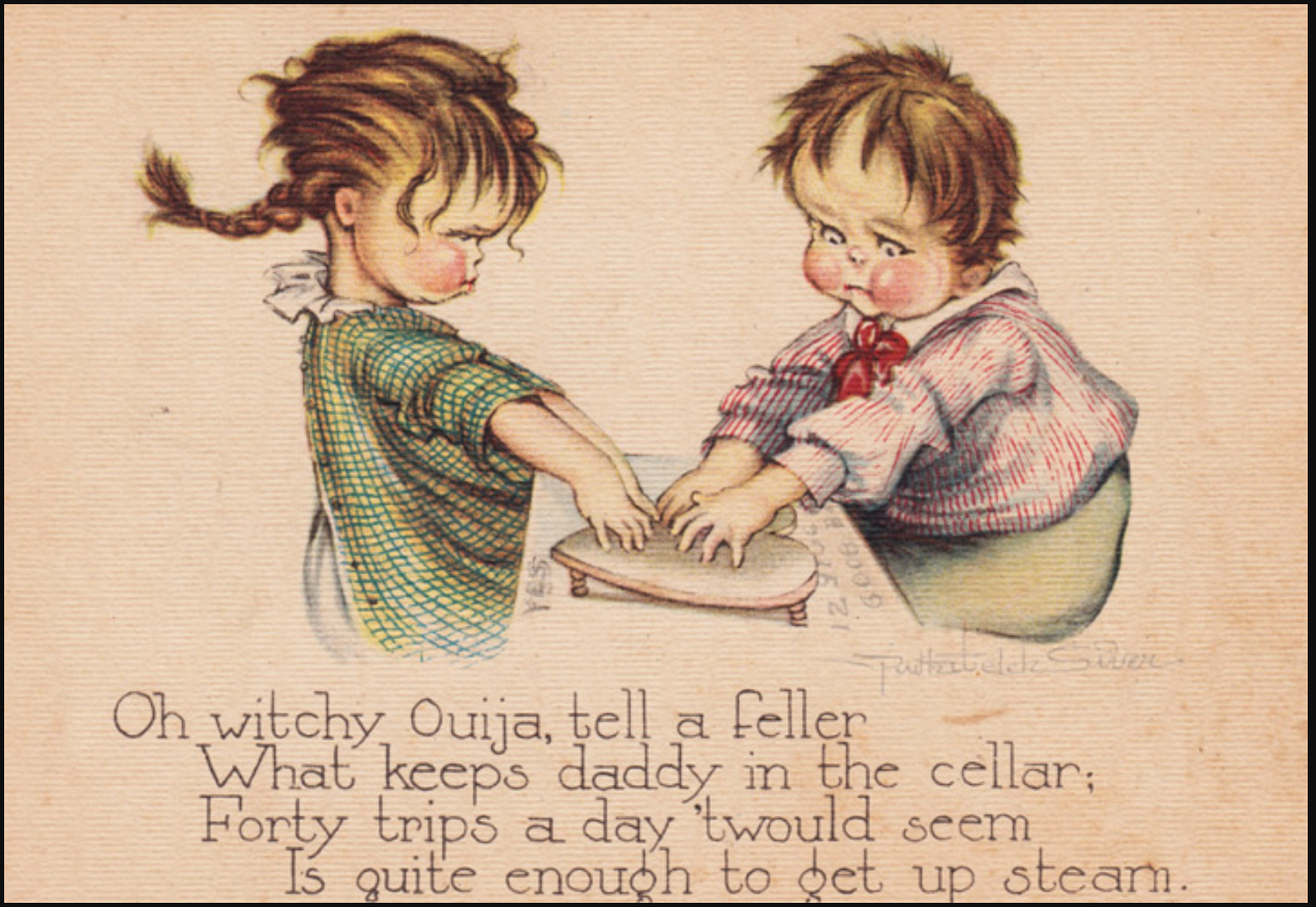 The First Ouija Boards were commercially available for sale at department and drug stores as a party game or children’s toy. (Courtesy: Molly Brown House and Museum)