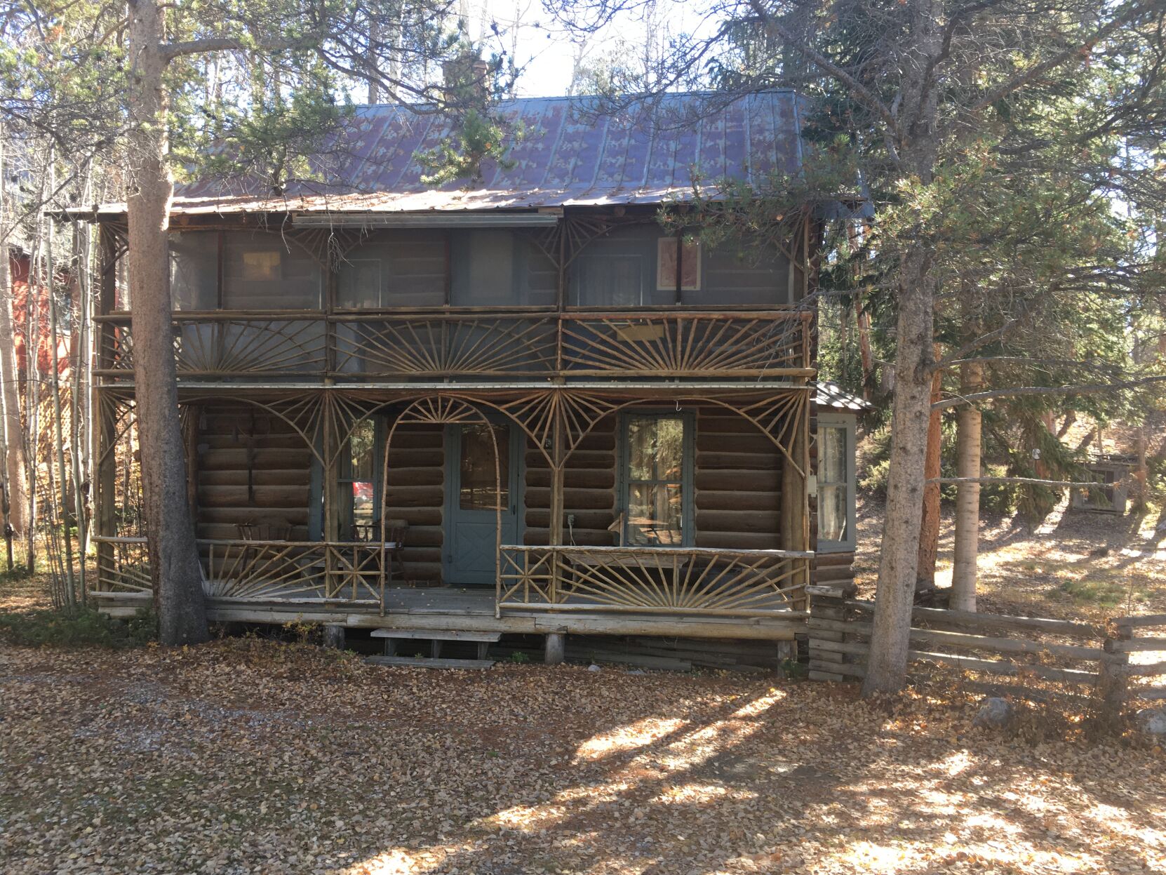 In Grand Lake, the cabin called Spider House is the scene of a tragedy from 1904. (courtesy of Grand Lake Area Historical Society)
