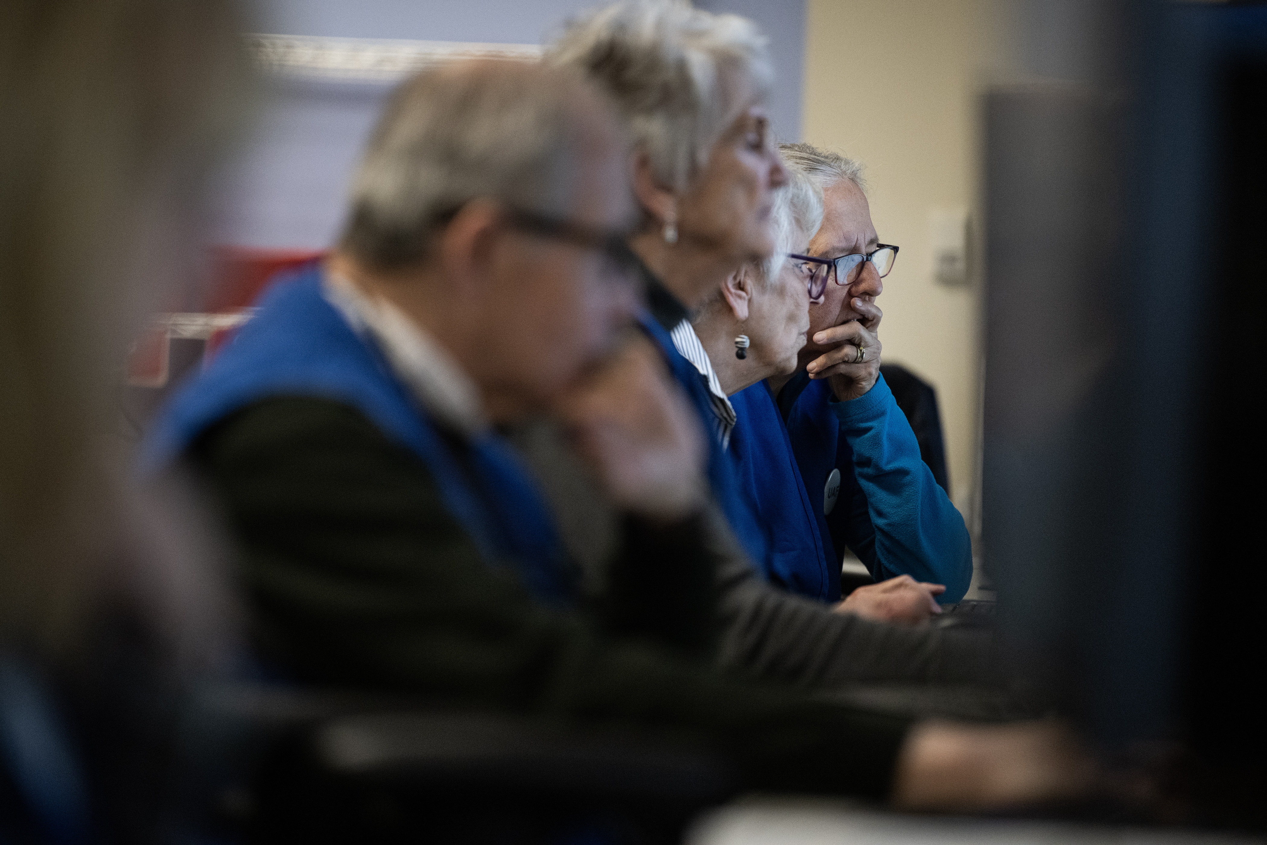Election judges verify ballot signatures at the Denver Elections Division building on Tuesday, April 4, 2023 in Denver, Colo. (Timothy Hurst/Denver Gazette) (TimHursttim.hurst@gazette.comhttps://secure.gravatar.com/avatar/aca82bd62b4ee425c598527cd6faa1b1?d=mm&r=g)