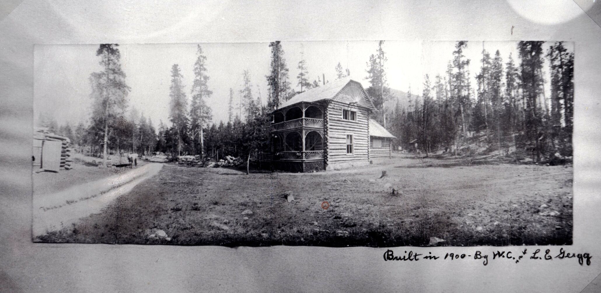 In Grand Lake, the cabin called Spider House is the scene of a tragedy from 1904. Photo courtesy Grand Lake Area Historical Society