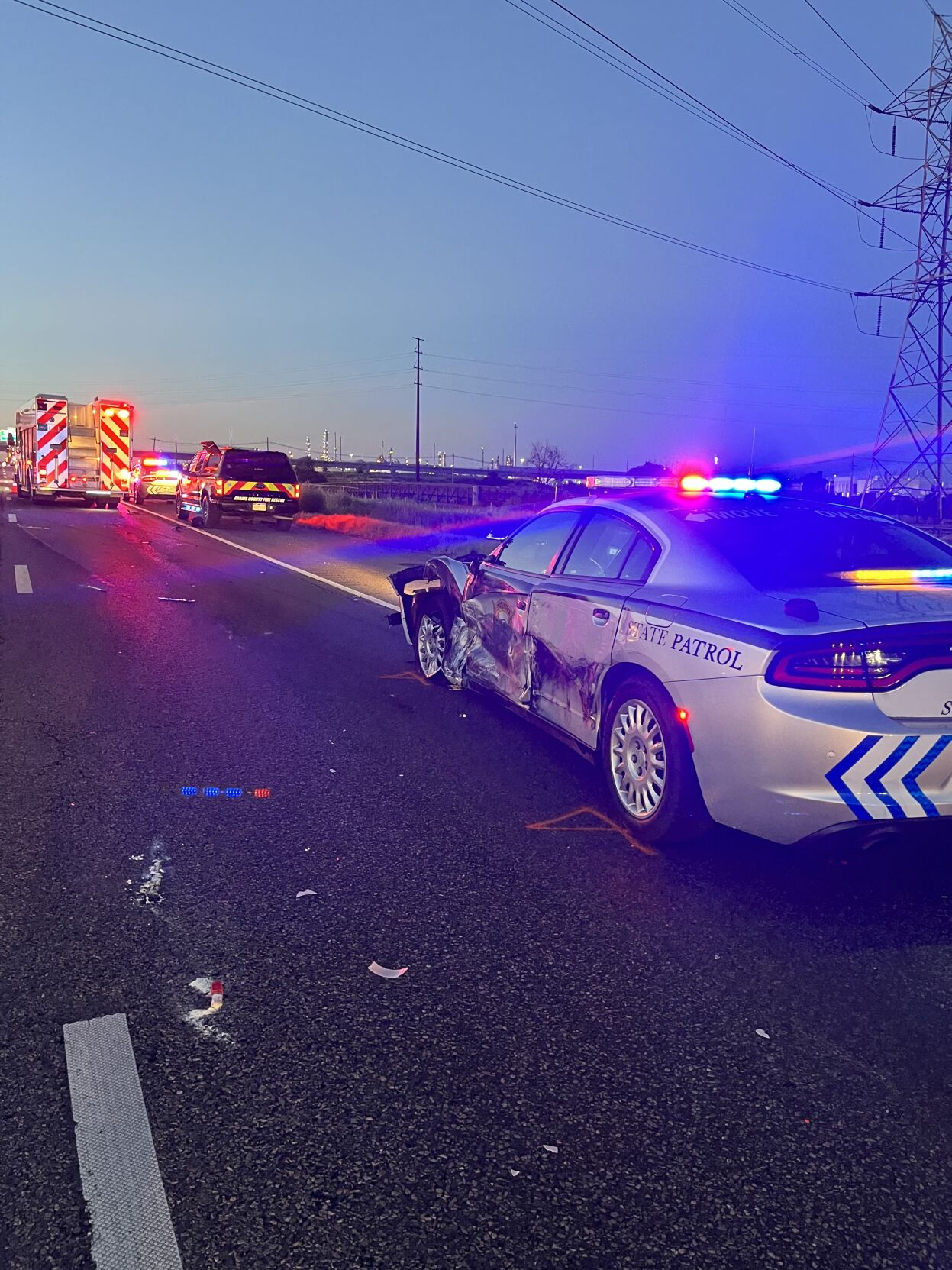 I-270 crash patrol car (copy)