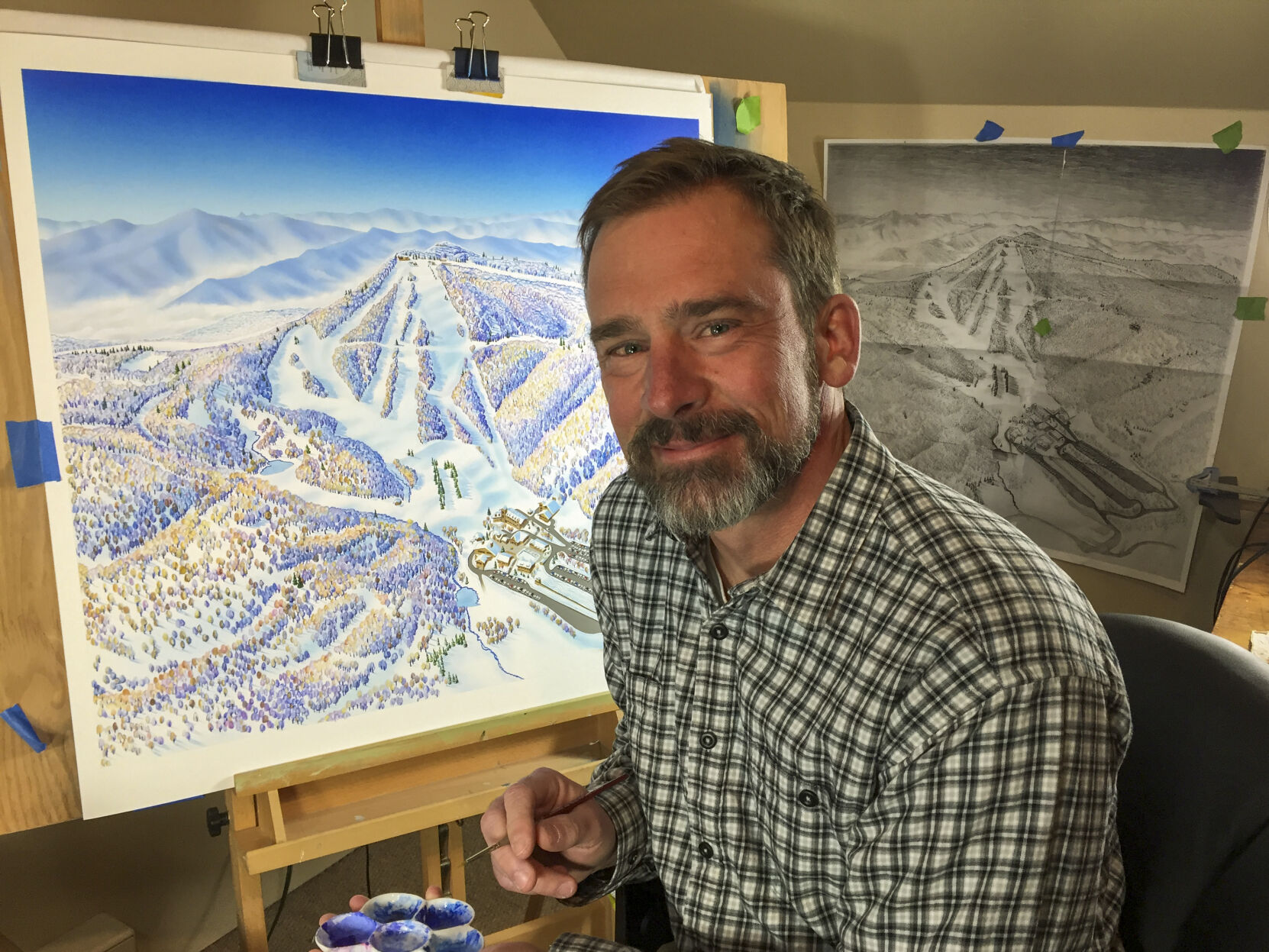 As Colorado master retires, ski map art lives on