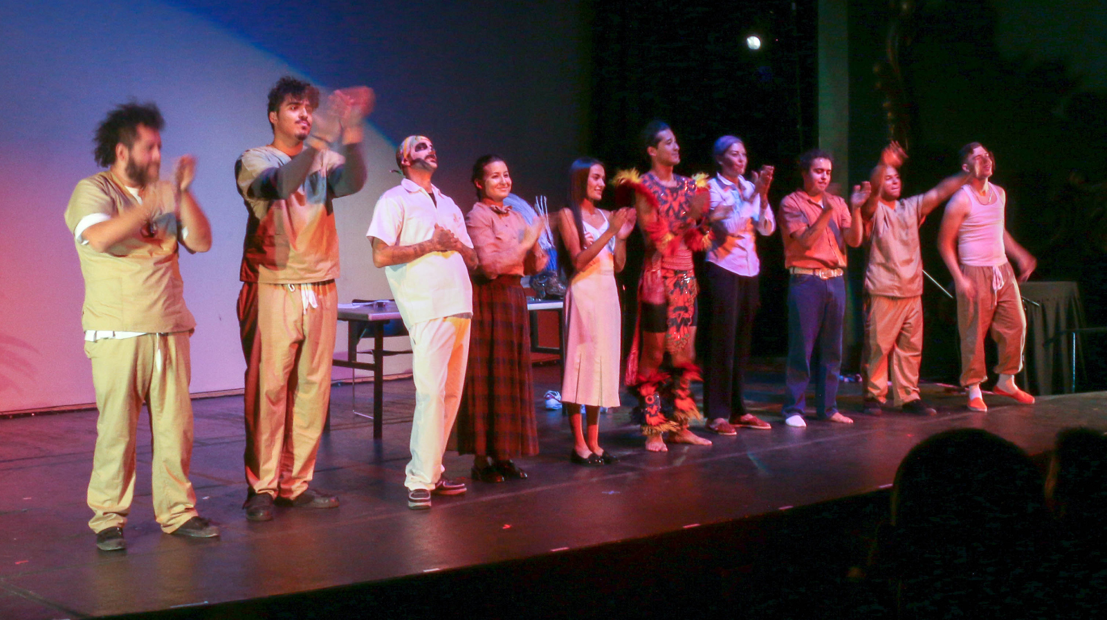 'Cuauhtémoczin,' a developing new play that explores the concept of freedom in the setting of a prison, is the first original theatrical production co-presented by MCA Denver since it took over the Holiday Theater. The play, written by Diego Florez-Arroyo and directed by Phil Luna, will be performed in partnership with Control Group Productions through Saturday (Oct. 14) at 2644 W. 32nd Ave. Tickets at eventbrite.com (JOHN MOORE, THE DENVER GAZETTE)