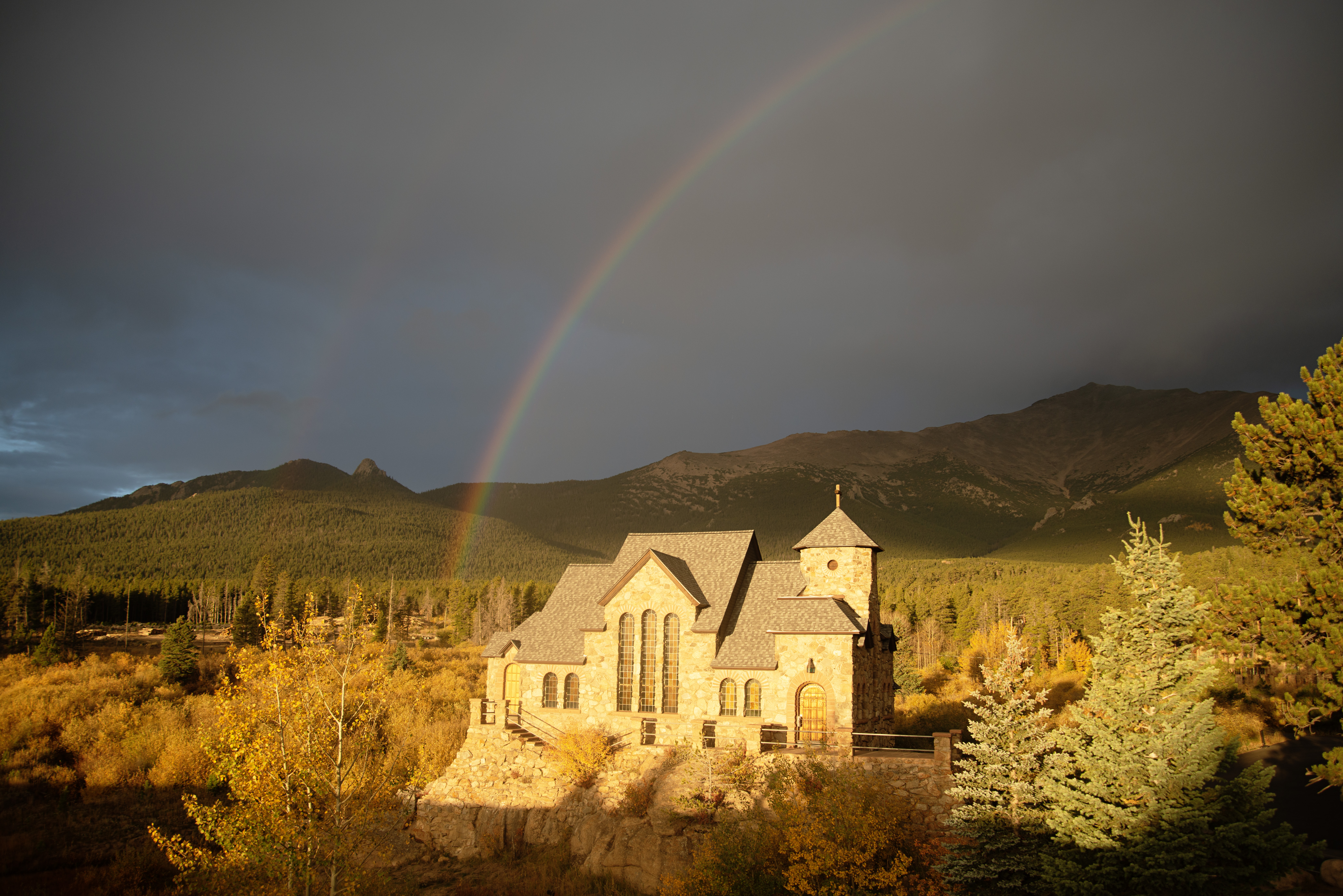 The sunrise illuminates St. Catherine's Chapel on the Rocks showing on Oct. 2, 2023. (TomHellauerMultimedia Producertom.hellauer@denvergazette.comhttps://denvergazette.com/content/tncms/avatars/f/9e/622/f9e6228a-3b6b-11ed-bf10-fbb71fa8e421.f54b911252c540f1d61709edc4727a39.png)