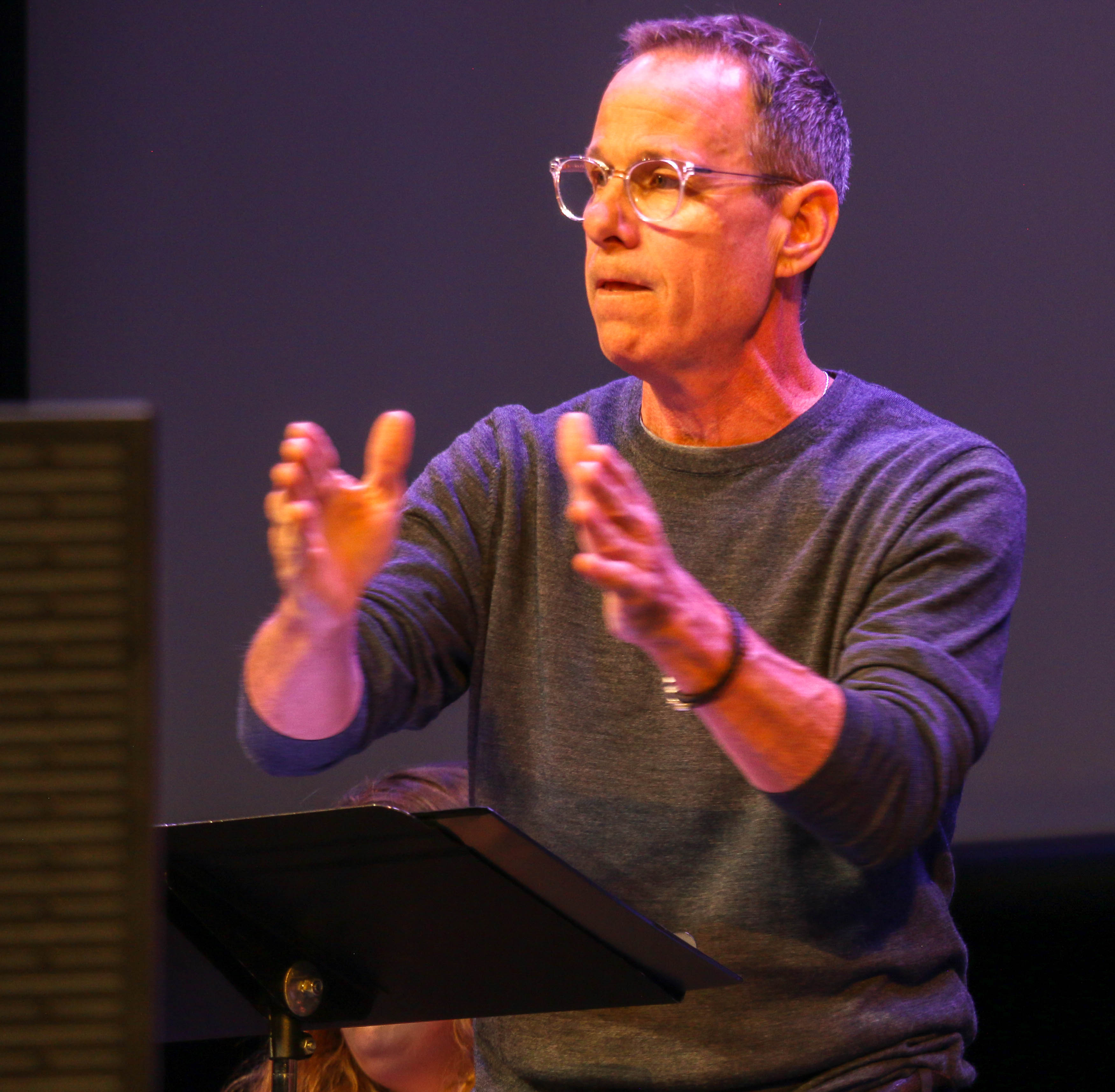 Stephen Belber of the Tectonic Theater Project plays bartender Matt Galloway in