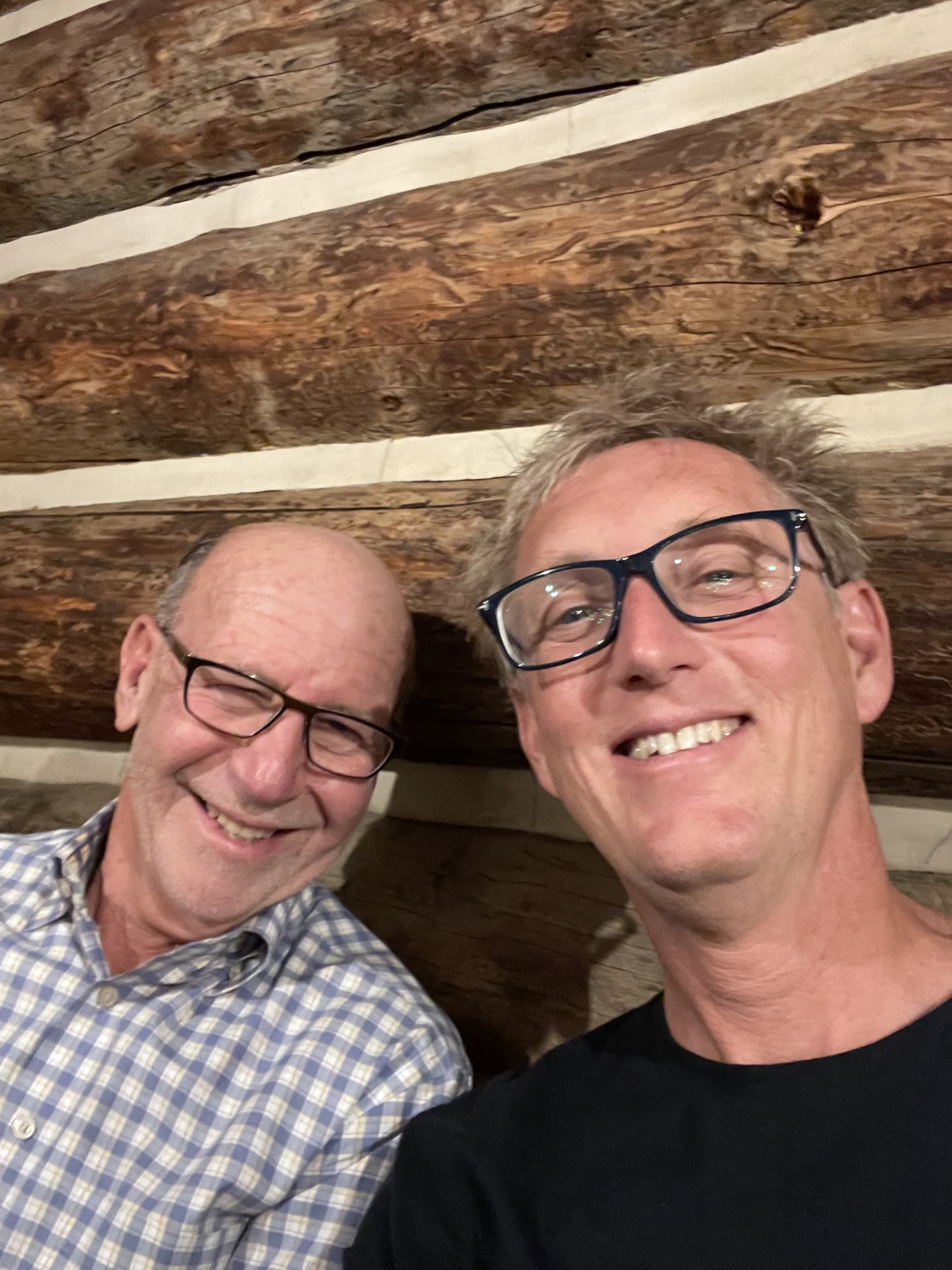 Steve Sander (left) pictured with long-time friend and colleague Jamie Van Leeuwen. Sander died Oct. 15, 2023. (Courtesy: Jamie Van Leeuwen)