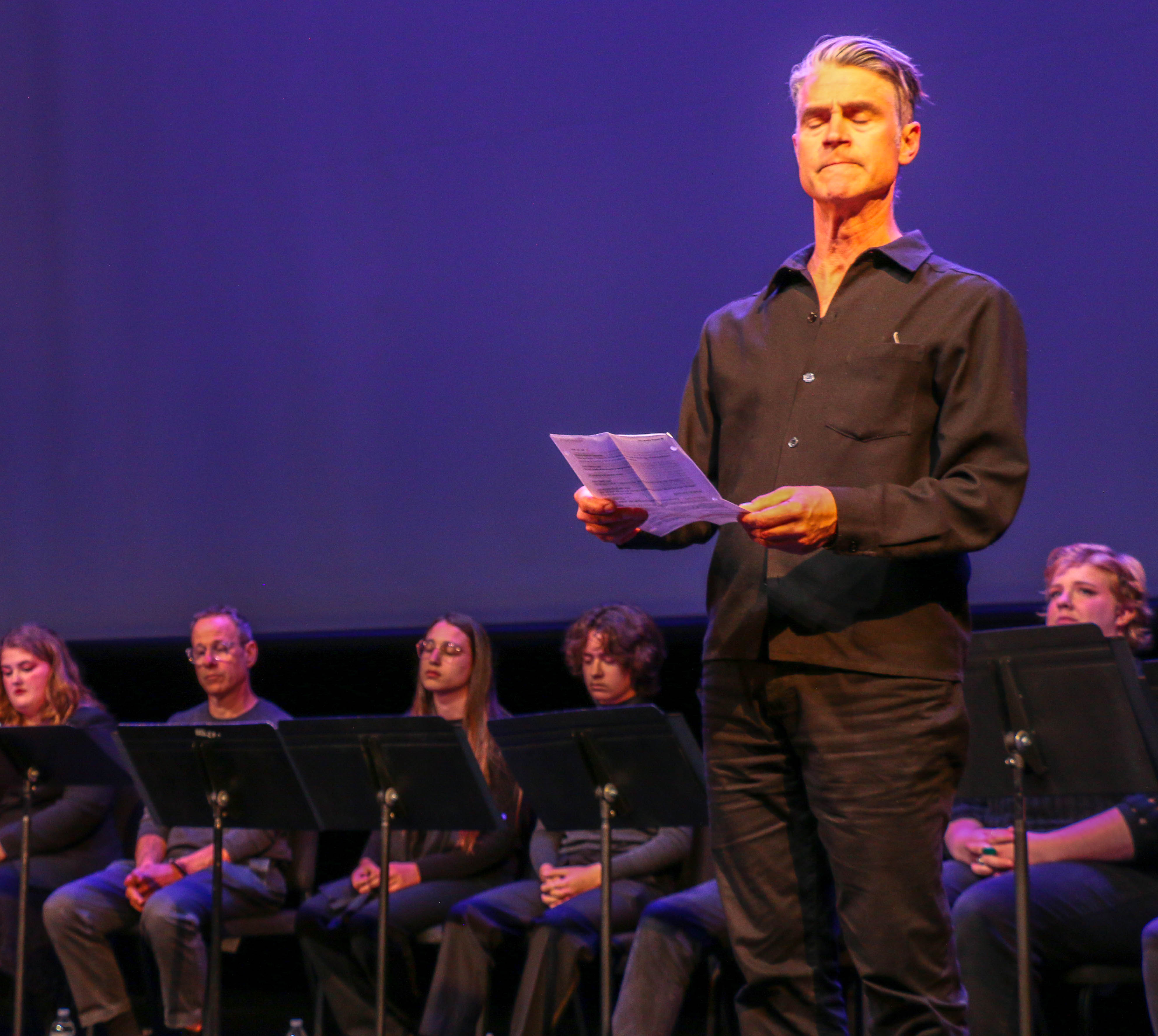 Scott Barrow of the Tectonic Theater Project plays Dennis Shepard in