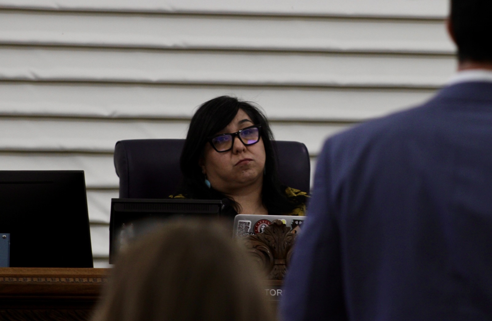 District 3 Councilwoman and Council President Jamie Torres on Monday, Oct. 23 during the Denver City Council meeting. (Noah Festenstein/The Denver Gazette) (NoahFestensteinCity Government Reporternoah.festenstein@denvergazette.comhttps://denvergazette.com/content/tncms/avatars/9/f0/326/9f032698-379f-11ee-8053-8bacbed4931f.60984dba383441d9647e0e740a08a8e6.png)