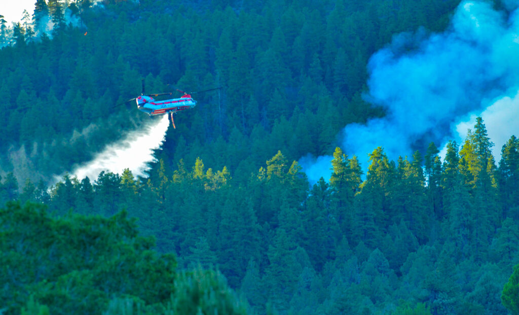 Chinook helicopter drops water on the 416 Fire near Hermosa, Colo. June 7, 2018 (ScottWeiserEnterprise Reporterscott.weiser@gazette.comhttps://secure.gravatar.com/avatar/bedf4ba0a073402c3991ce97ce2869c4?d=mm&r=g)