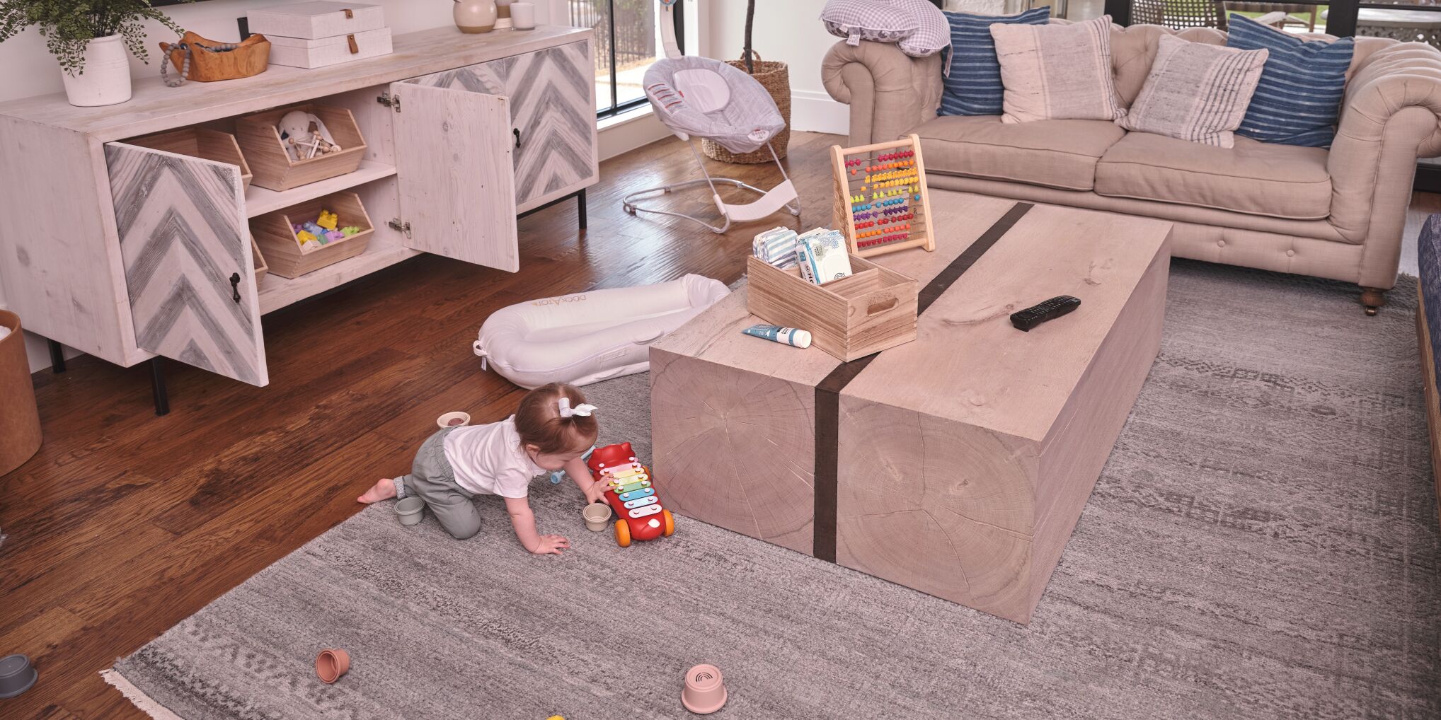 At Home: Make room for the baby and all the related stuff