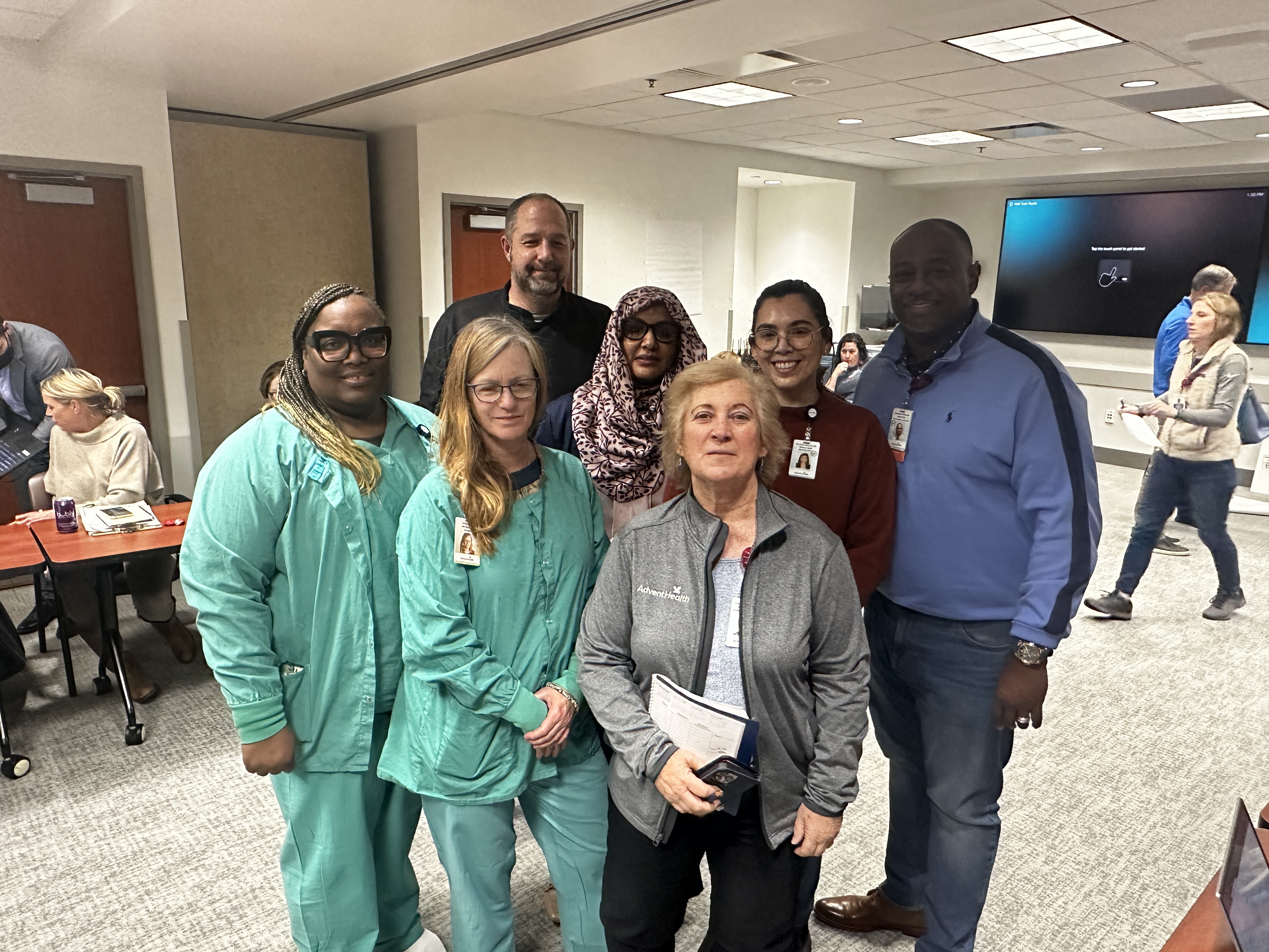 AdventHealth team members from all hospital modalities, from EVS, case management, to nursing and nutrition services scrambled to transport 55 patients from the main hospital in Denver to available beds in Castle Rock, Parker and Littleton. AdventHealth Porter is targeted to reopen Monday. (Courtesy: AdventHealth Porter)