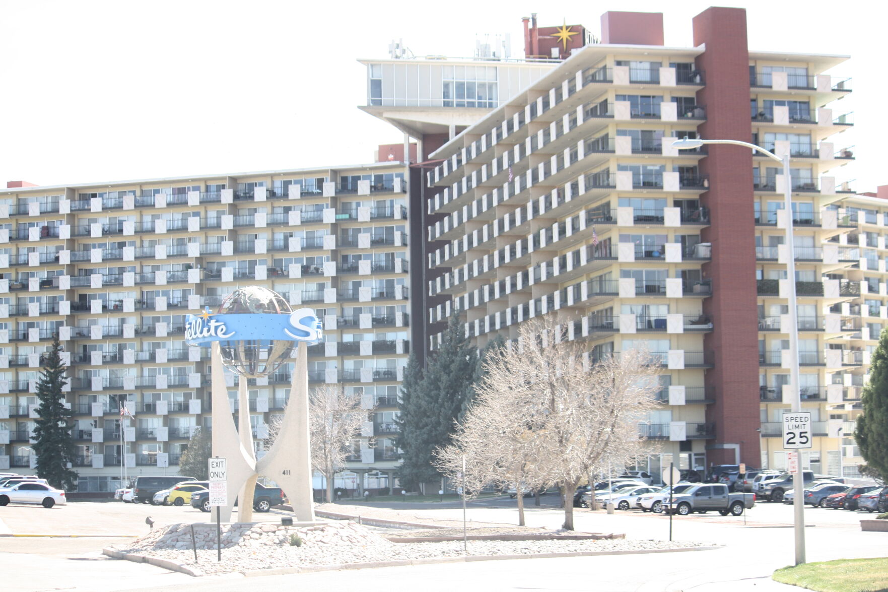 The Satellite Hotel in Colorado Springs, in April 2021. (O'Dell Isaac, The Gazette)