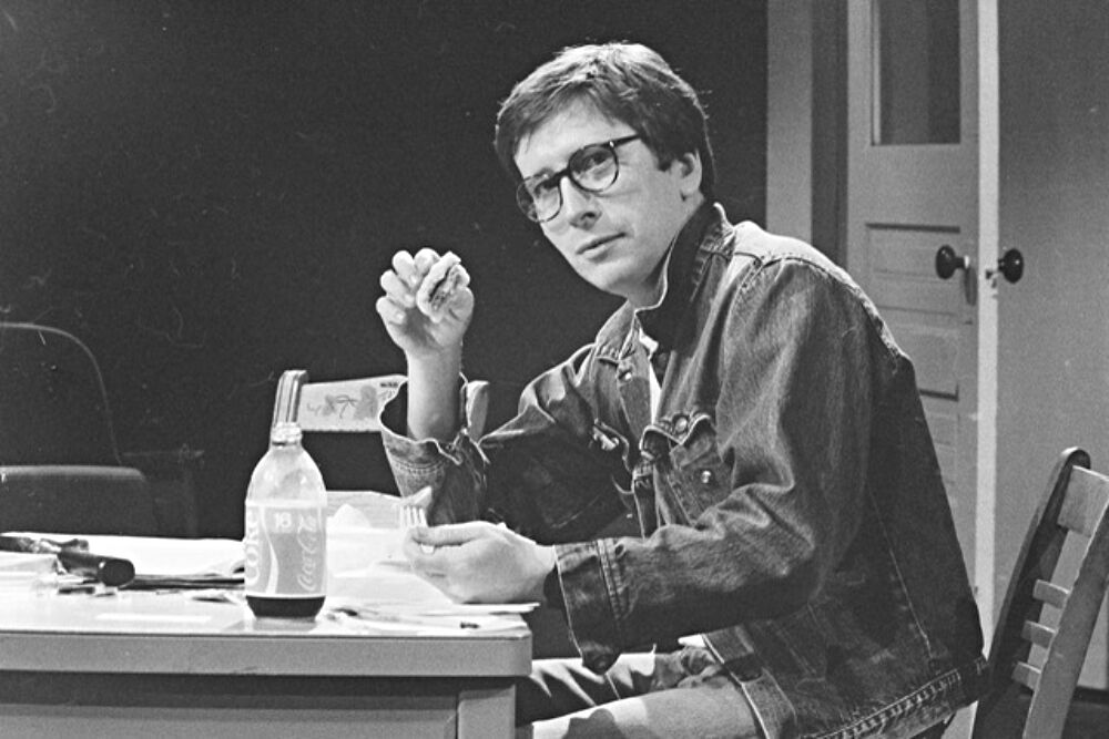 Denver playwright David Earl Jones is shown directing a production of David Rabe's 'Steamers' for CityStage Ensemble in the late 1980s. (COURTESY TERRY BURNSED)