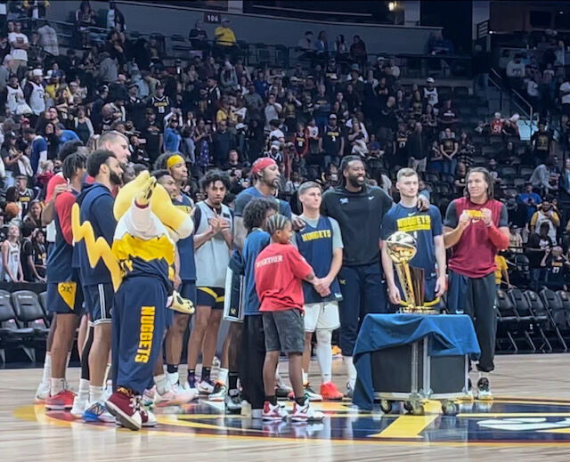 Denver Nuggets deliver good time to fans at open practice