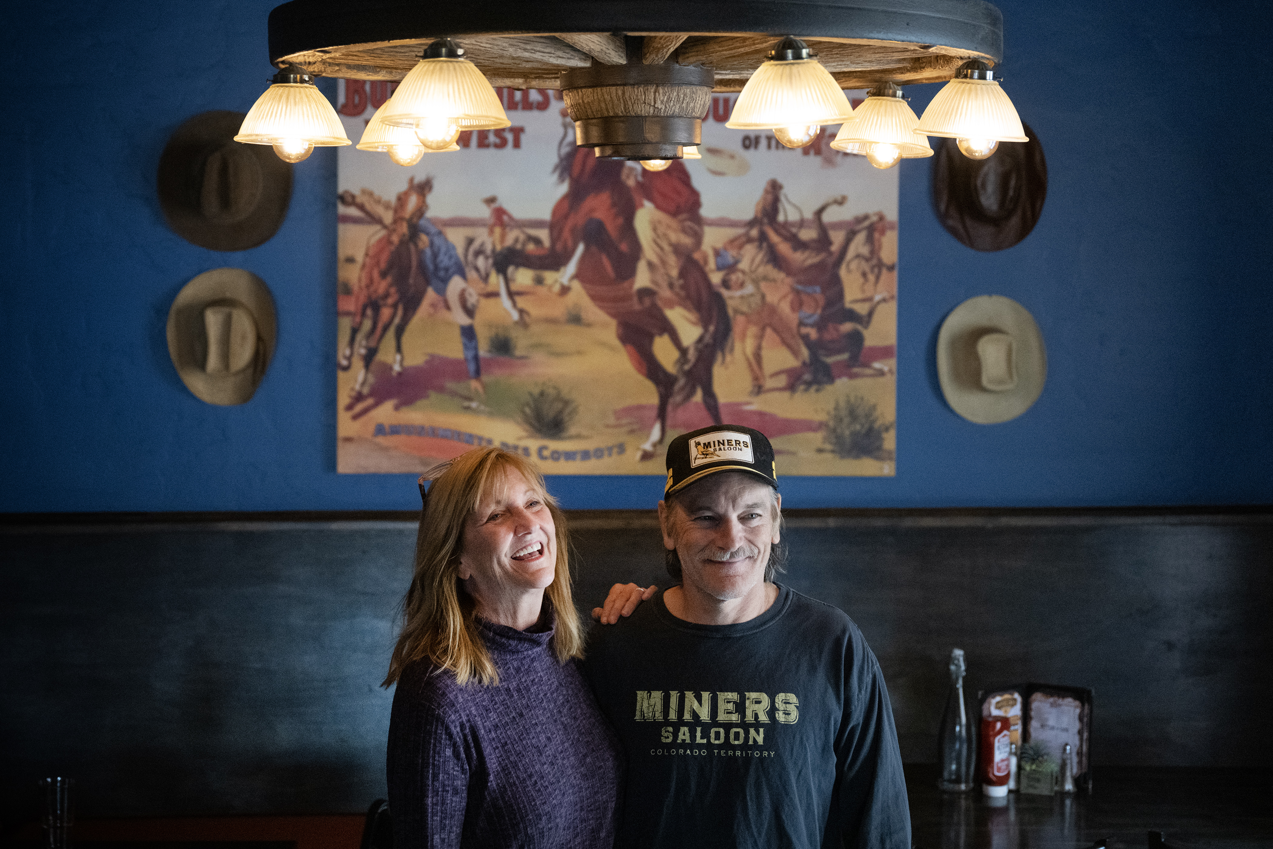 Wife and husband Aimee and Dean Valdez, former Coors employees who now own several bars and restaurants in Golden, stand for a photo in the back room of Old Capitol Grill & Smokehouse, one of their properties that occupies the old Coors and Loveland Buildings in Golden on Tuesday, Oct. 3, 2023, in Golden, Colo. (Timothy Hurst/Denver Gazette) (TimHursttim.hurst@gazette.comhttps://secure.gravatar.com/avatar/aca82bd62b4ee425c598527cd6faa1b1?d=mm&r=g)