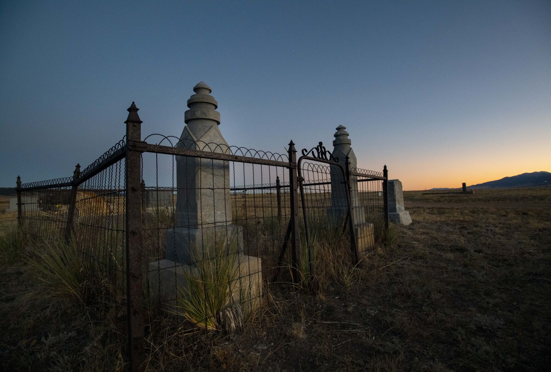According to legends, the cemetery lights were first seen by miners who took a shortcut back to town through the Silver Cliff Cemetery. (Christian Murdock, The Gazette)