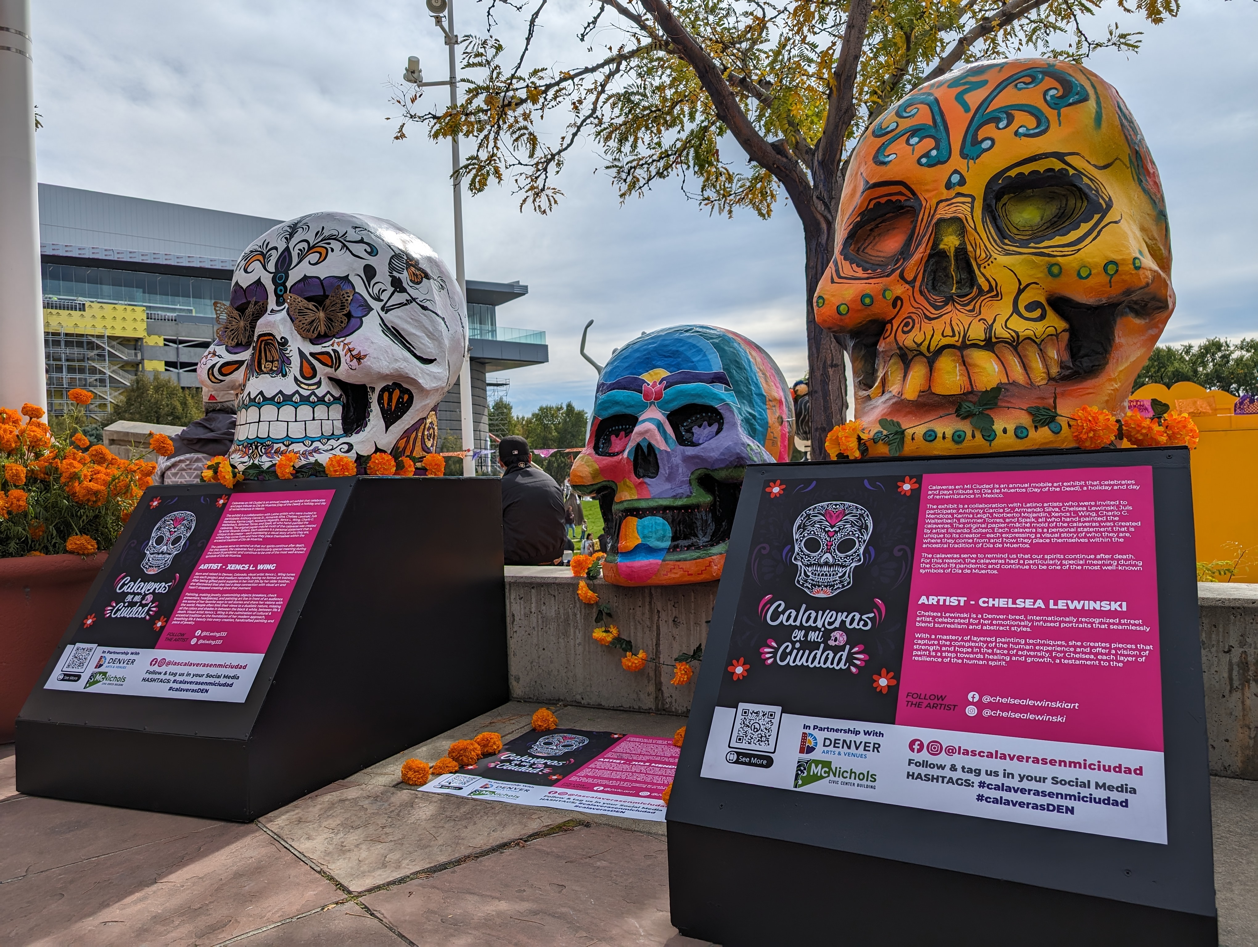 Other Day of the Dead sculptures made by Denver-based artists were also displayed the event. Left to right: Xencs L. Wing, Juls Mendoza, Chelsea Lewinski (SageKelleyJefferson County Reportersage.kelley@denvergazette.comhttps://denvergazette.com/content/tncms/avatars/e/5f/457/e5f45740-2717-11ee-85b2-ab80f2d36252.5b966c1d2ce4987987665d57c237eda4.png)