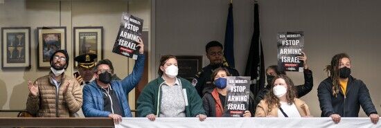 Israel war: Code Pink occupies Senate Democrat offices demanding Gaza ceasefire