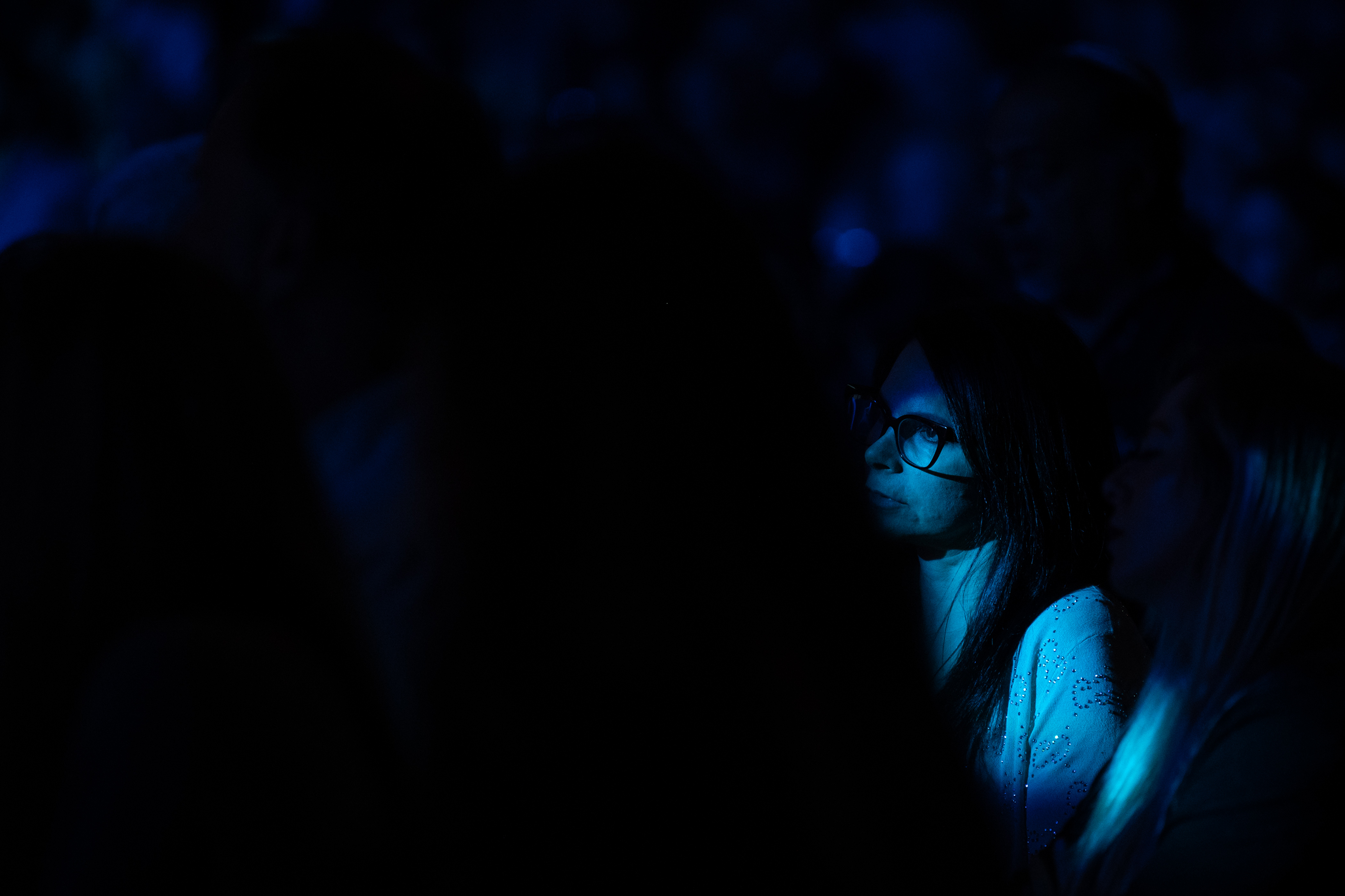 A convention-goer looks on during a prayer for Israel during the Jewish National Fund-USA’s Global Conference for Israel’s Opening Plenary on Thursday, November 30, 2023, at the Colorado Convention Center in Denver, Colo. (Timothy Hurst/Denver Gazette) (TimHursttim.hurst@gazette.comhttps://secure.gravatar.com/avatar/aca82bd62b4ee425c598527cd6faa1b1?d=mm&r=g)