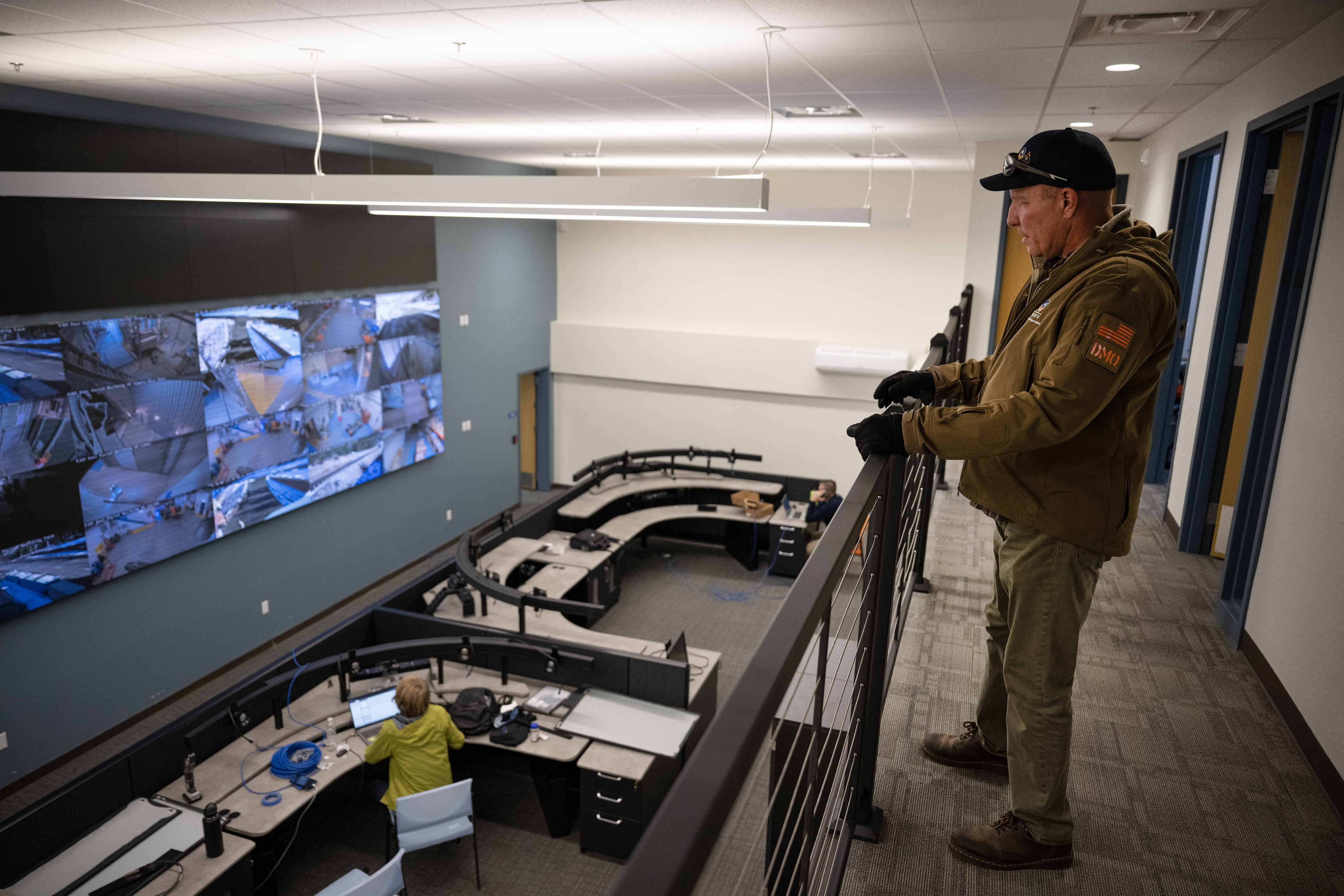 Colorado Department of Transportation director of maintenance operations John Lorme looks over the new operations center being installed and set up on Friday, Nov. 17, 2023, at the West Portal of the Eisenhower–Edwin C. Johnson Memorial Tunnel in Summit County, Colo. (Timothy Hurst/Denver Gazette) (TimHursttim.hurst@gazette.comhttps://secure.gravatar.com/avatar/aca82bd62b4ee425c598527cd6faa1b1?d=mm&r=g)