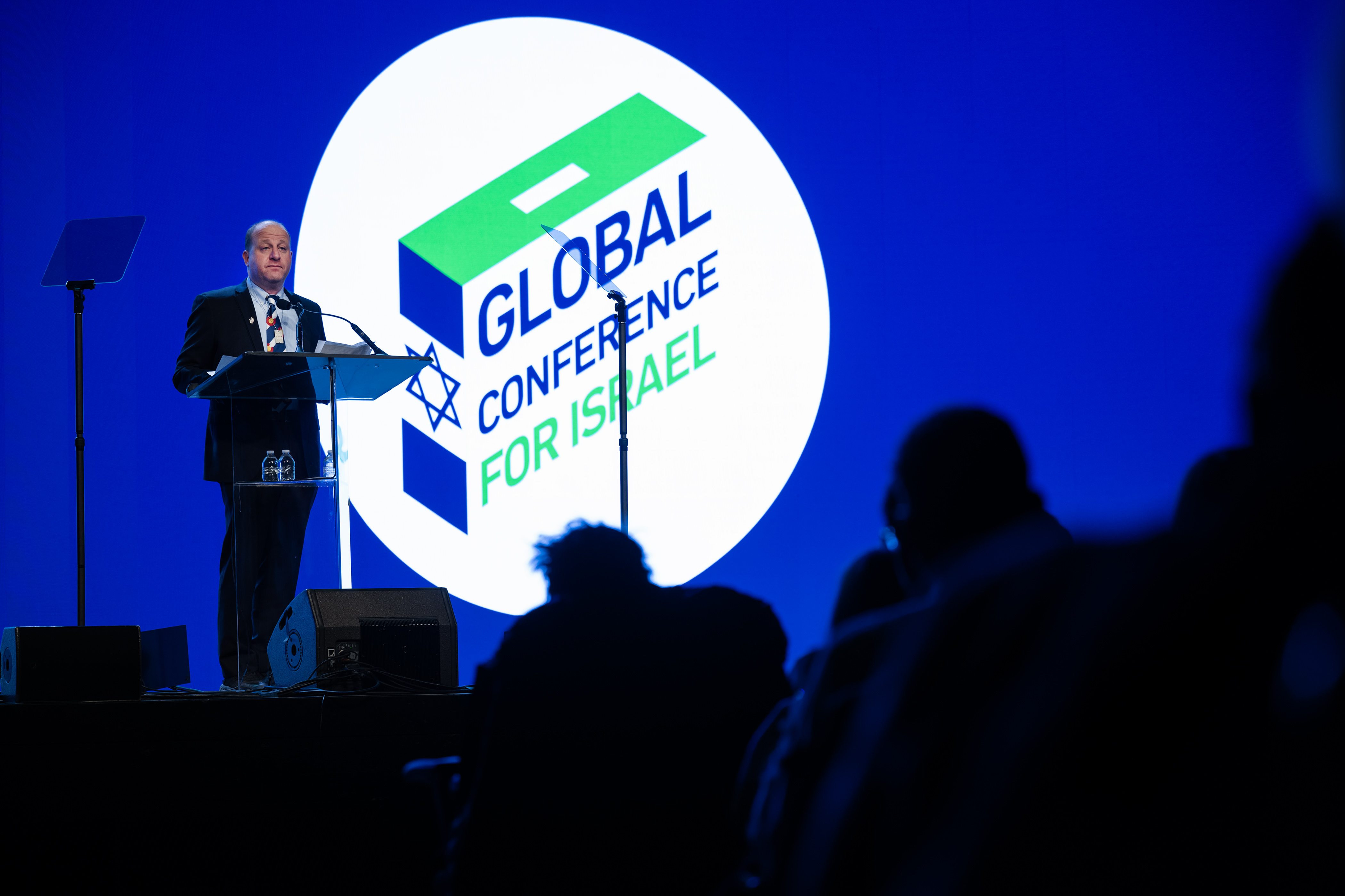 Gov. Jared Polis speaks during the Jewish National Fund-USA’s Global Conference for Israel’s Opening Plenary on Thursday, November 30, 2023, at the Colorado Convention Center in Denver, Colo. (Timothy Hurst/Denver Gazette) (TimHursttim.hurst@gazette.comhttps://secure.gravatar.com/avatar/aca82bd62b4ee425c598527cd6faa1b1?d=mm&r=g)