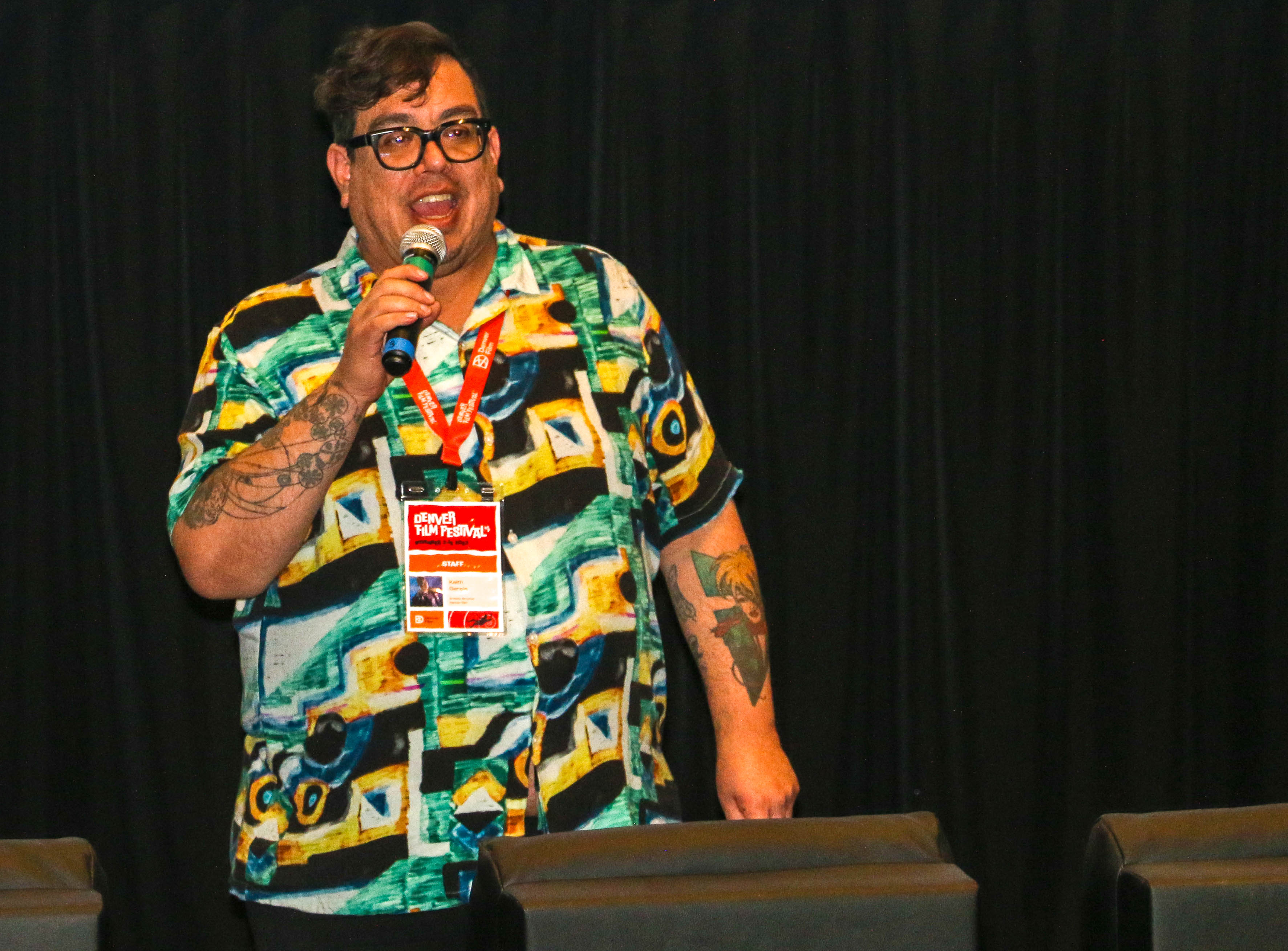 Sie FilmCenter Artistic Director Keith Garcia introduces a Denver Film Festival screening of the  Belarus documentary 