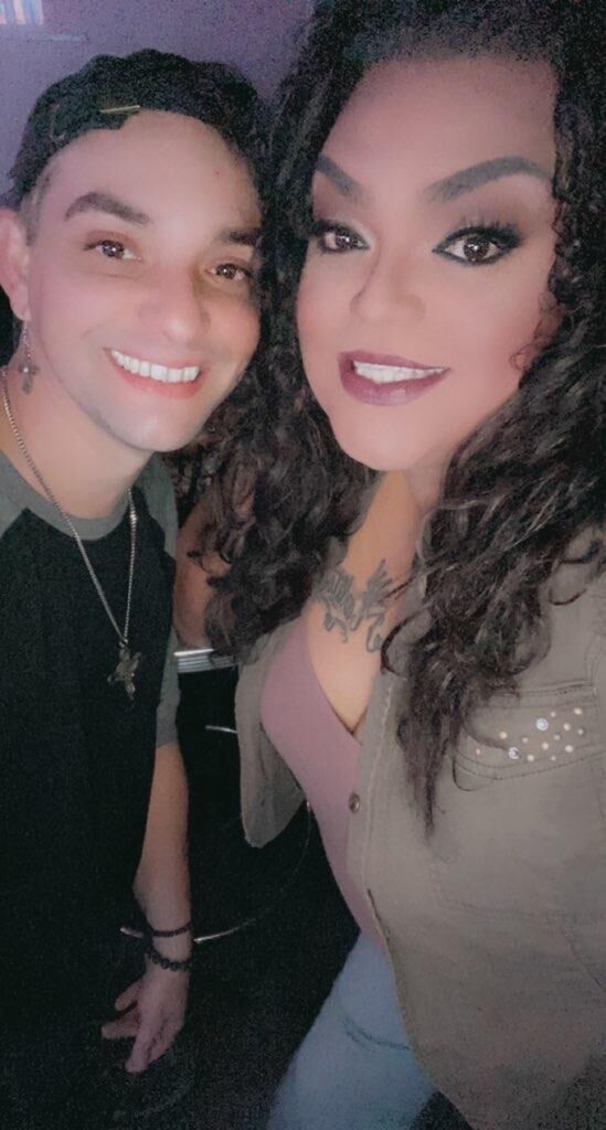 LEFT: Derrick Rump and Beyonca Perez met at Club Q became best friends, “like brother and sister,” said Perez. Rump was one of five people killed in the Nov. 19, 2022, massacre at the Colorado Springs club. Perez was among more than 40 people who survived the rampage. (Photos Courtesy of Beyonca Perez)