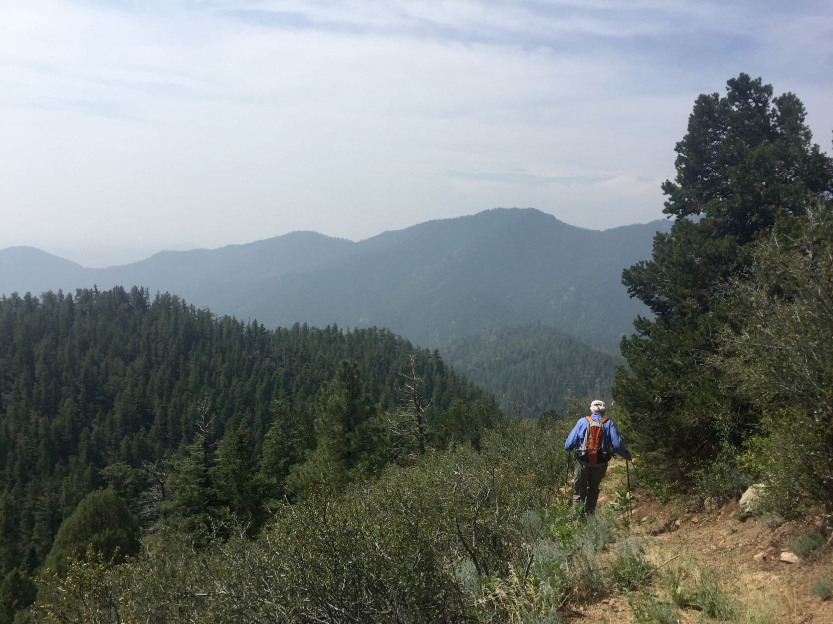 Dick Standaert tours the Dixon Trail in Cheyenne Mountain State Park. (Seth Boster, The Gazette)