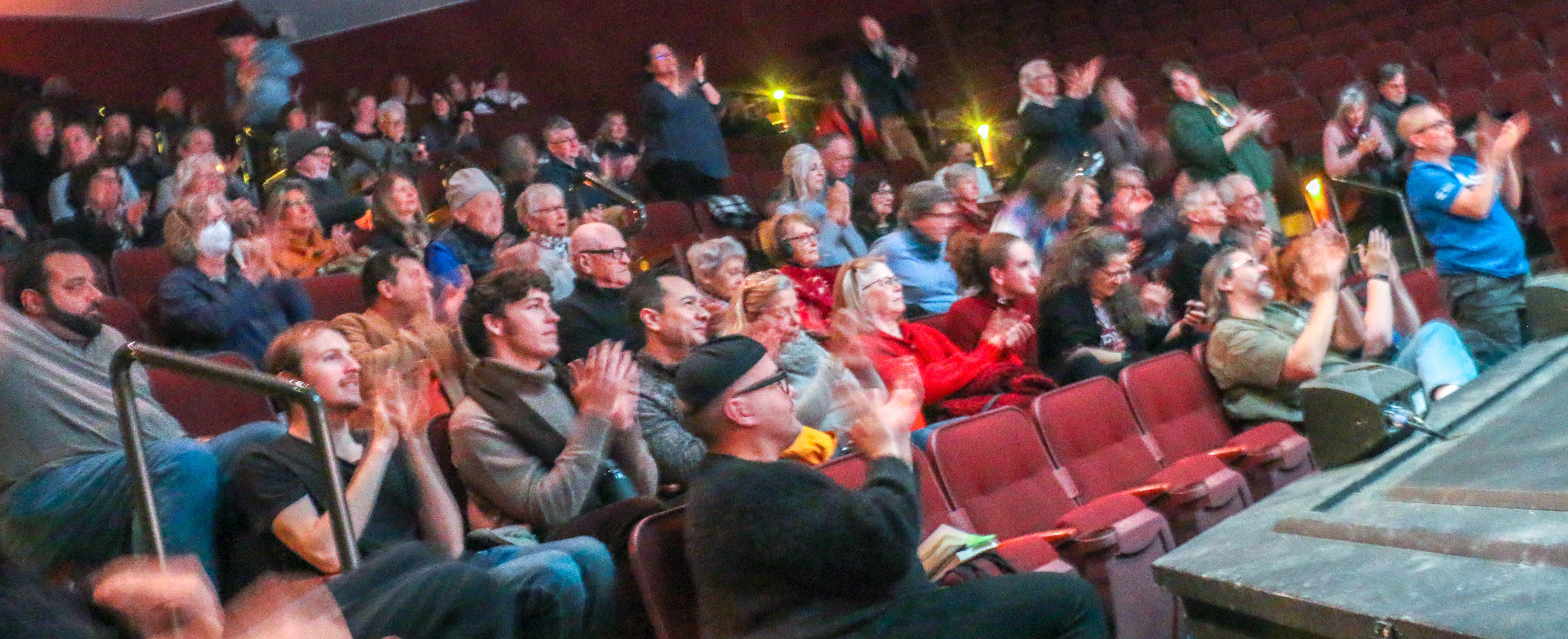 Dennis and Judy Shepard, parents of murdered college student Matthew Shepard, spoke to audiences after weekend performances of