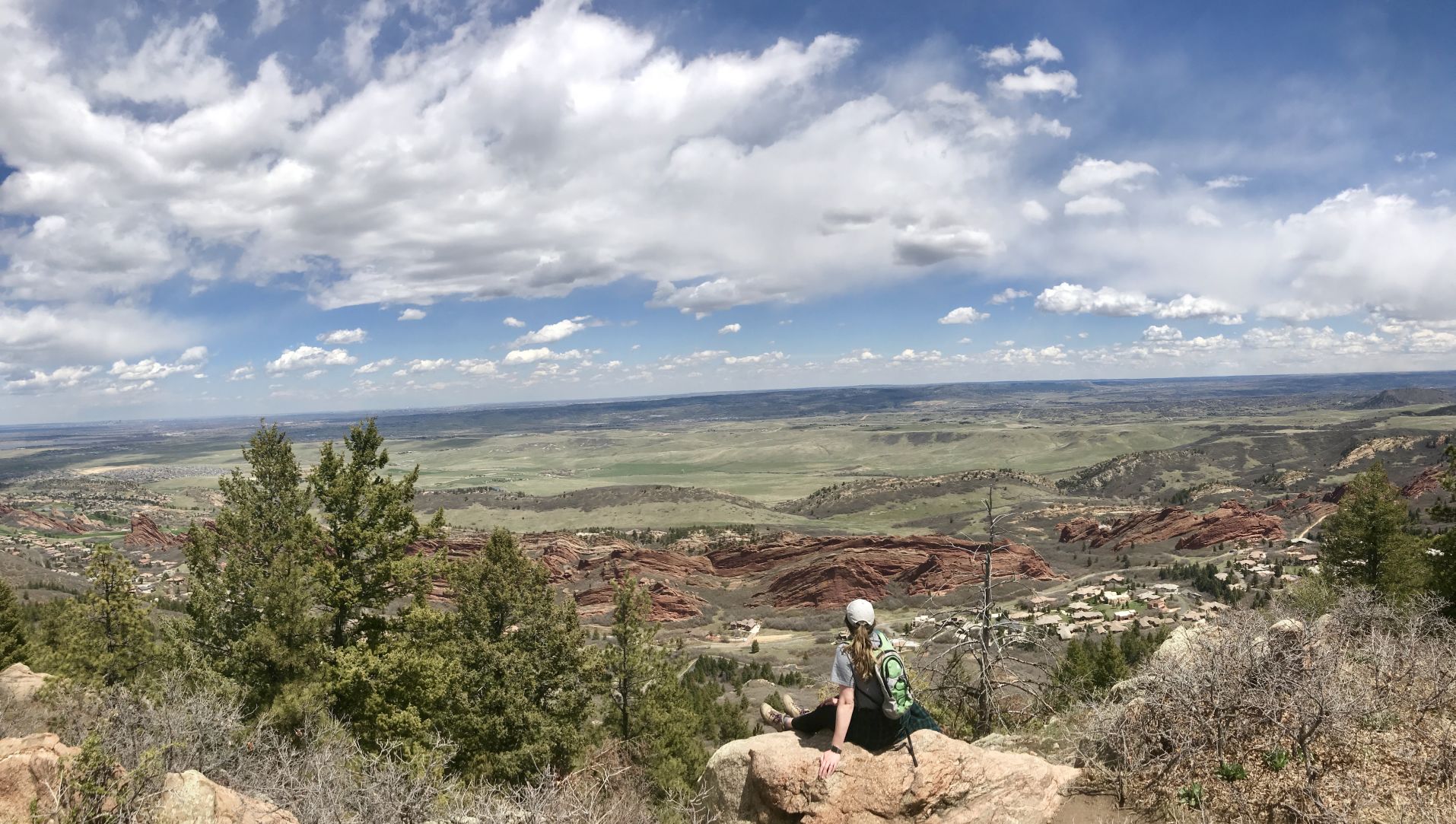 The view of the colorful valley from atop Carpenter Peak in Roxborough State Park. (The Gazette)
