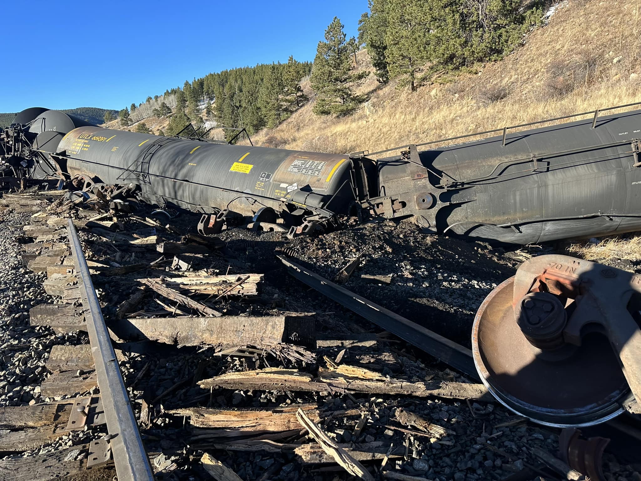 Freight train derailment in Gilpin County causes significant delays